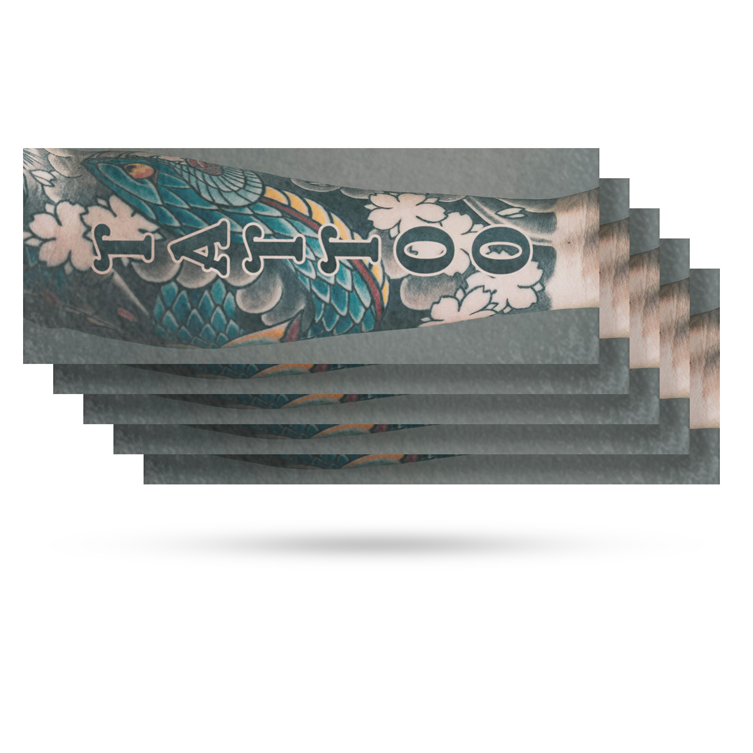 Tattoo Vertical Vinyl Decal Professional Art Services Unique Designs