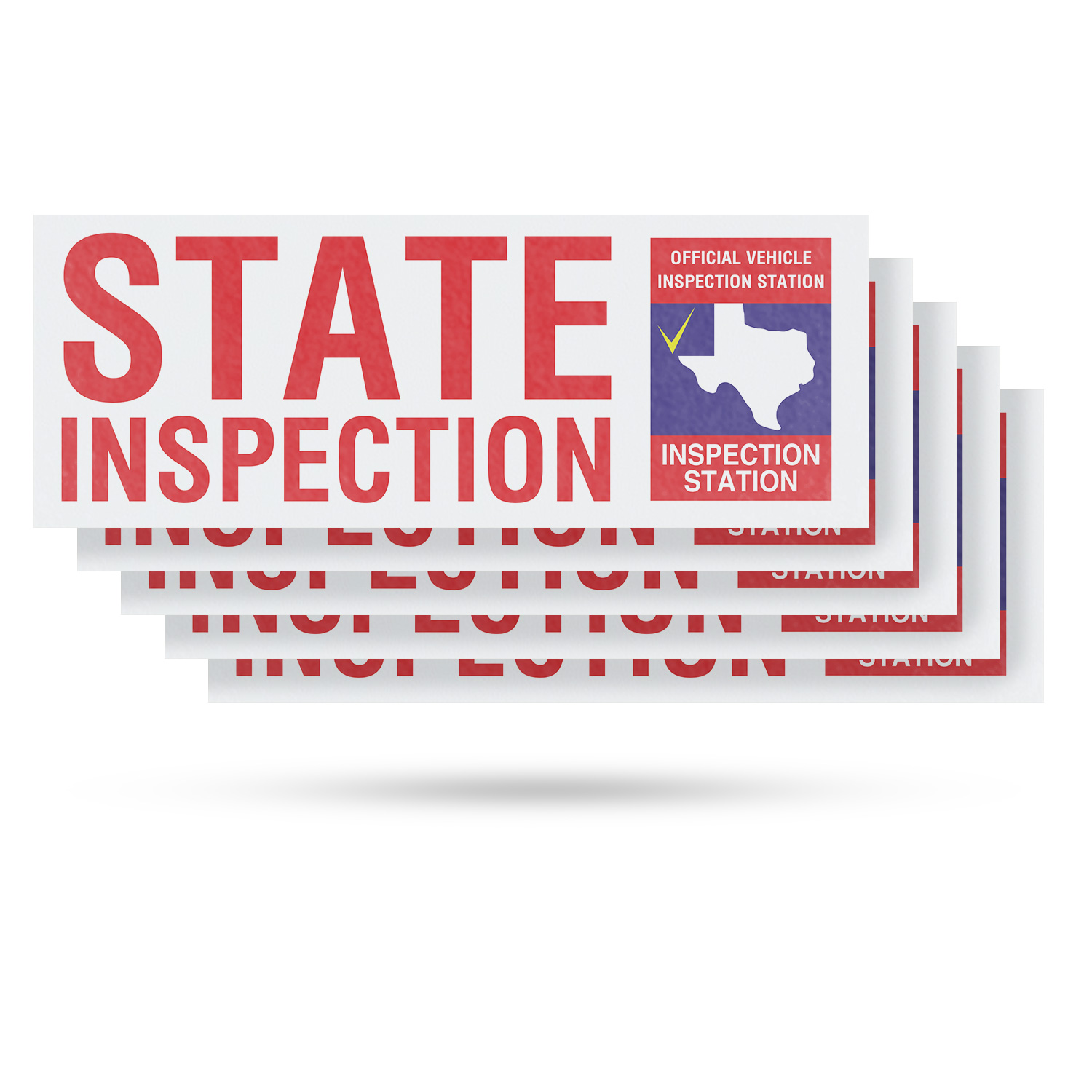 Calcomanía de vinilo para inspección estatal de Texas servicios automáticos cheques confiables asequible - Imagen 76 de 99