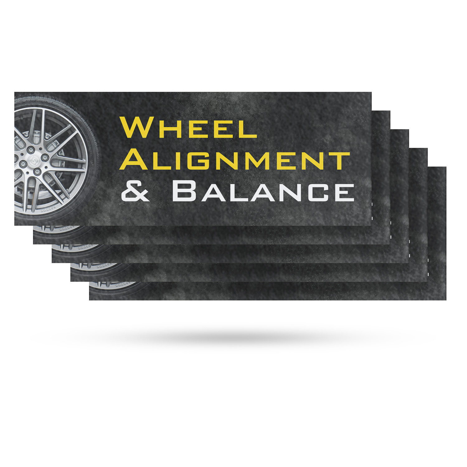 Wheel Alignment & Balancing Vinyl Decal Professional Auto Services Affordable - Picture 76 of 99