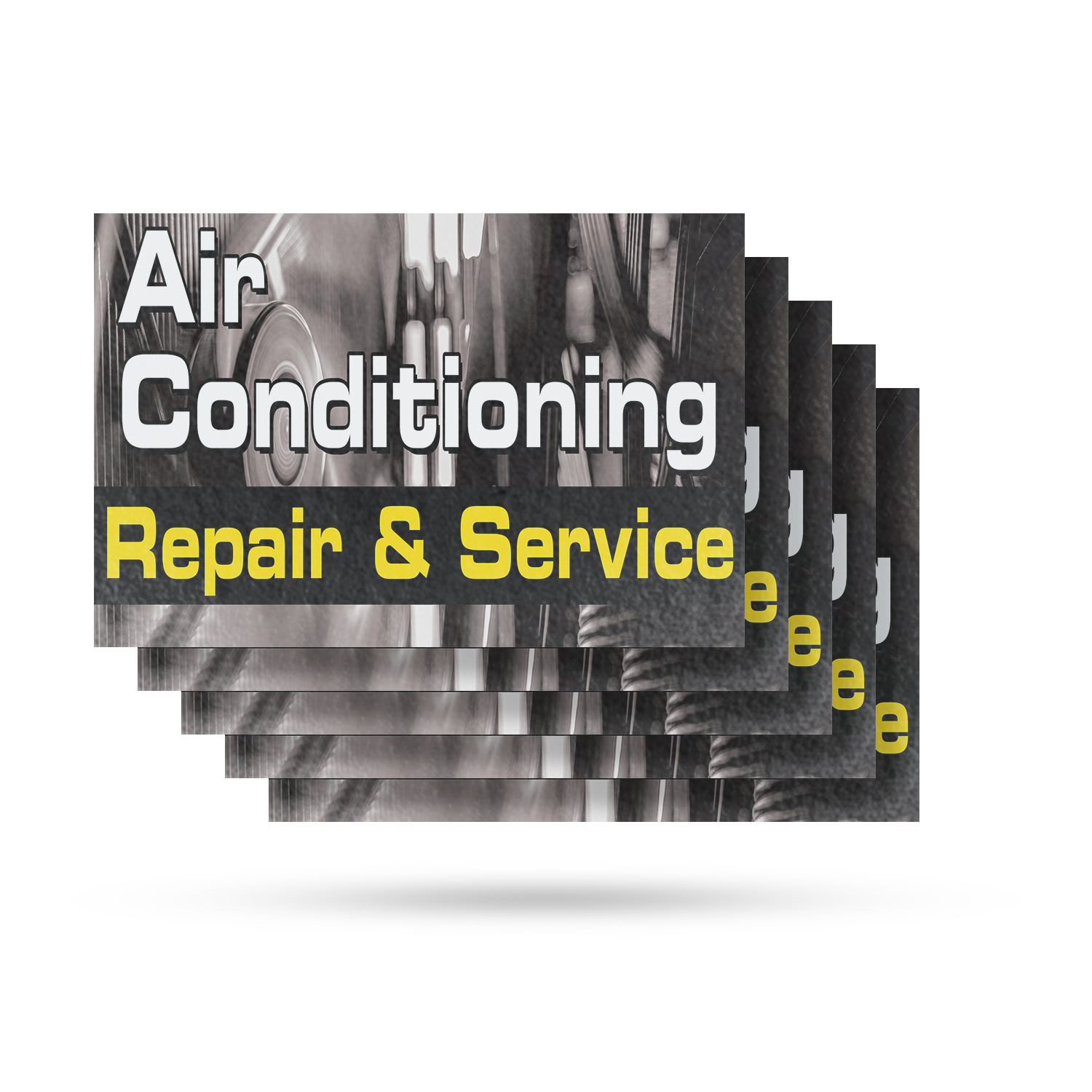 AC Repair & Service Vinyl Decal HVAC Maintenance Cooling Systems Heating