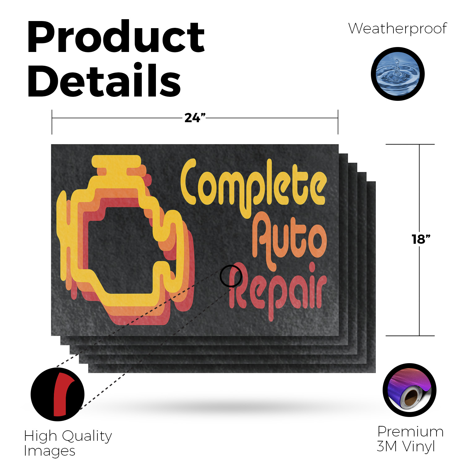 Calcomanía de vinilo completa para reparación de automóviles experto en diagnóstico de mantenimiento de vehículos - Imagen 83 de 99