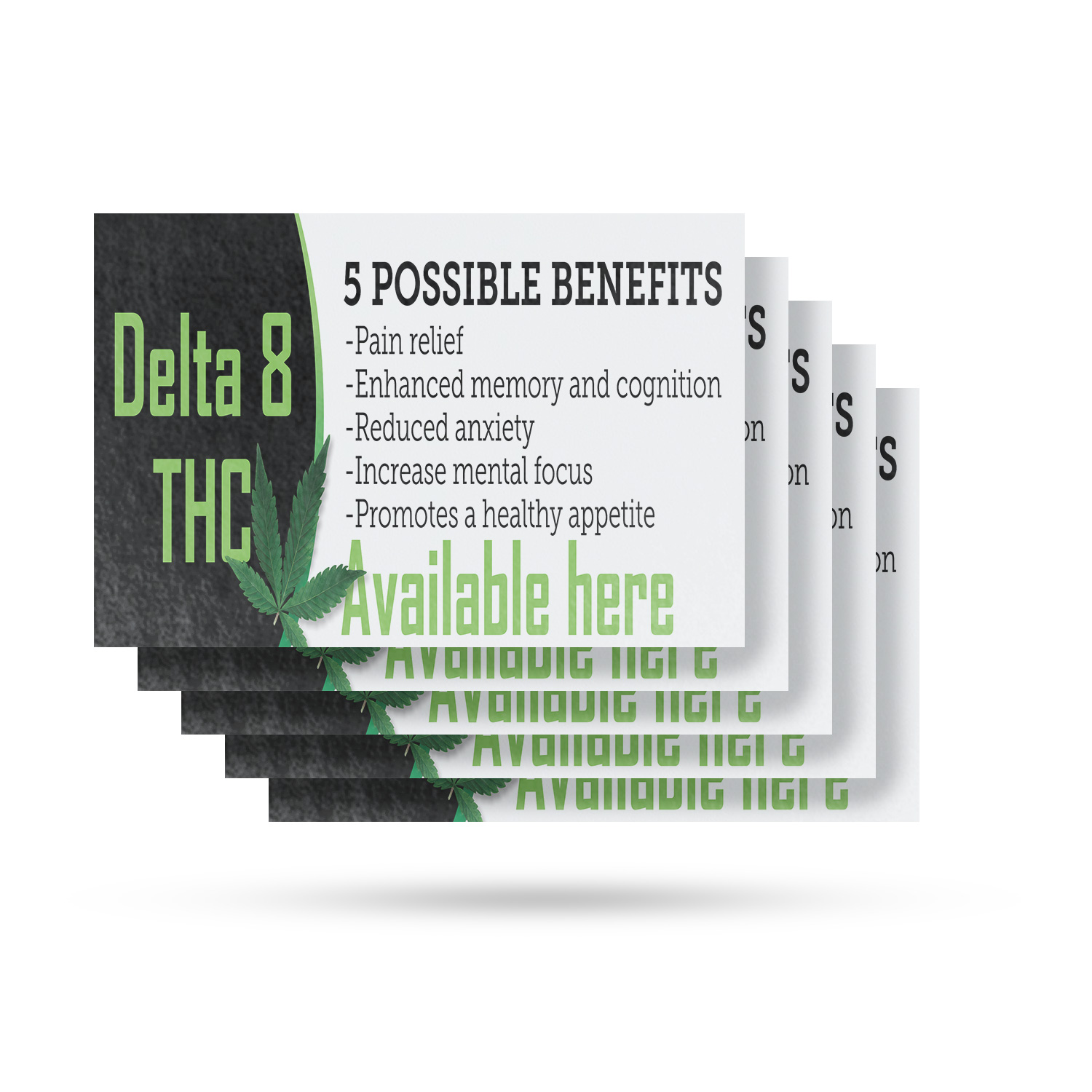 Delta 8 THC Available Here Vinyl Decal Herbal Wellness CBD Shops Customer - Picture 70 of 99