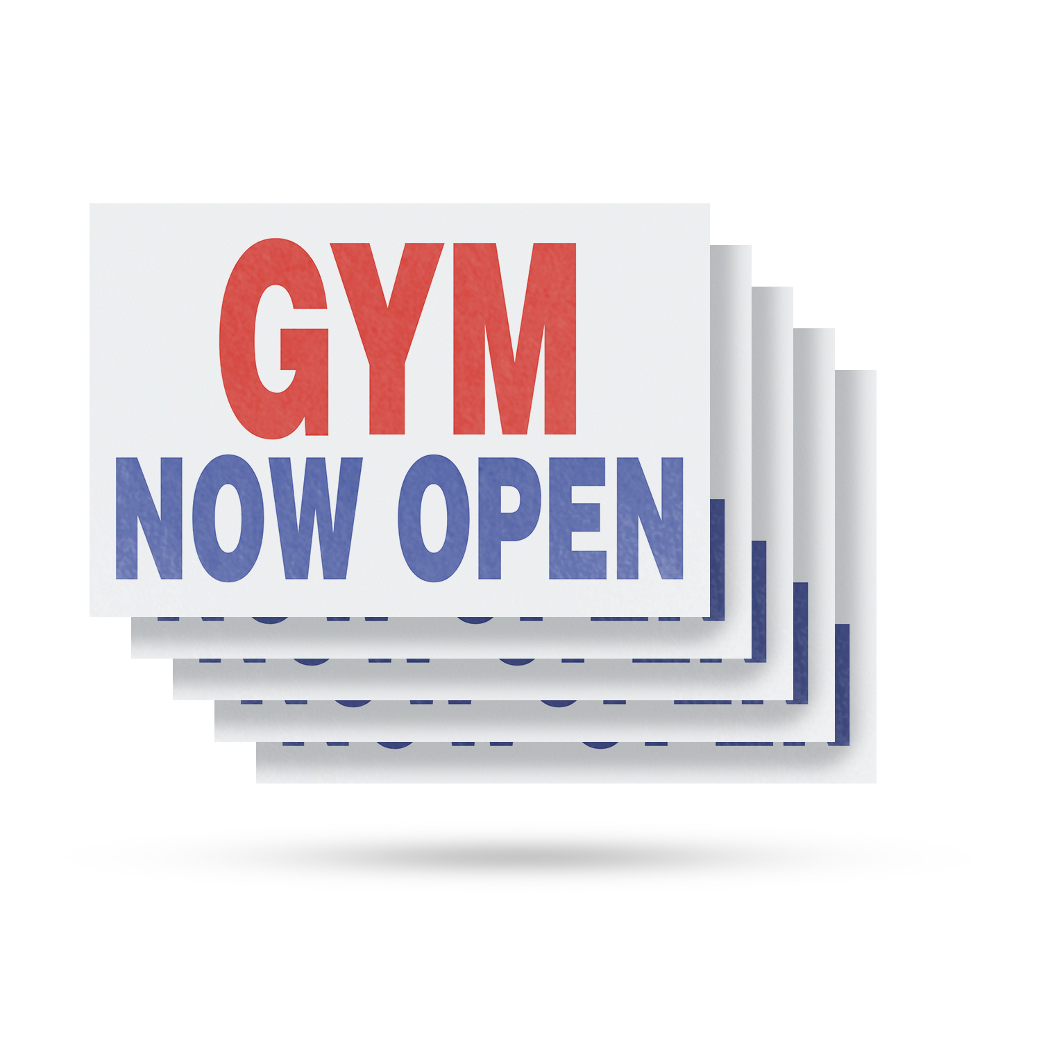 Gym Now Open Vinyl Decal Fitness Promotions New Location Membership