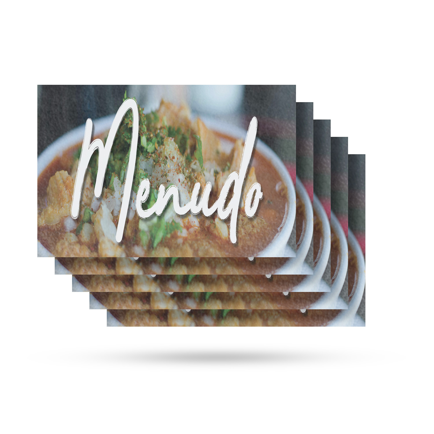 Calcomanía Vinilo Menudo Auténtica Sopa Mexicana Recién Hecha Restaurante Promociones - Imagen 70 de 99