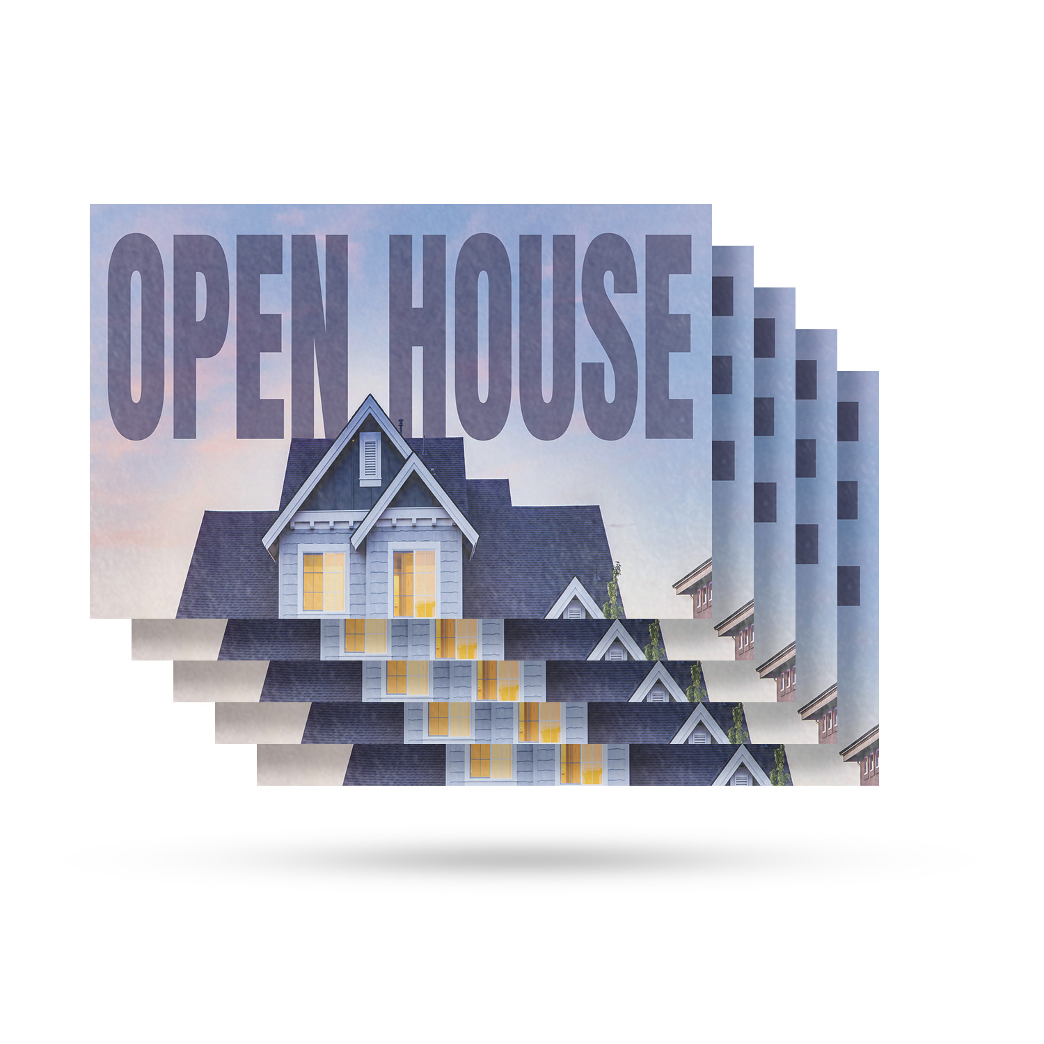 Open House Vinyl Decal Real Estate Promotions Event Marketing Professional