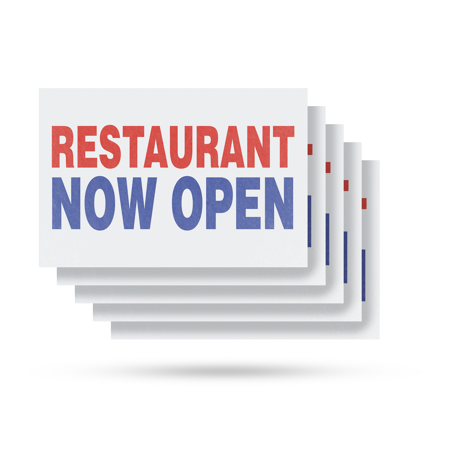 Restaurant Now Open Vinyl Decal Grand Opening Fresh Food Promotions