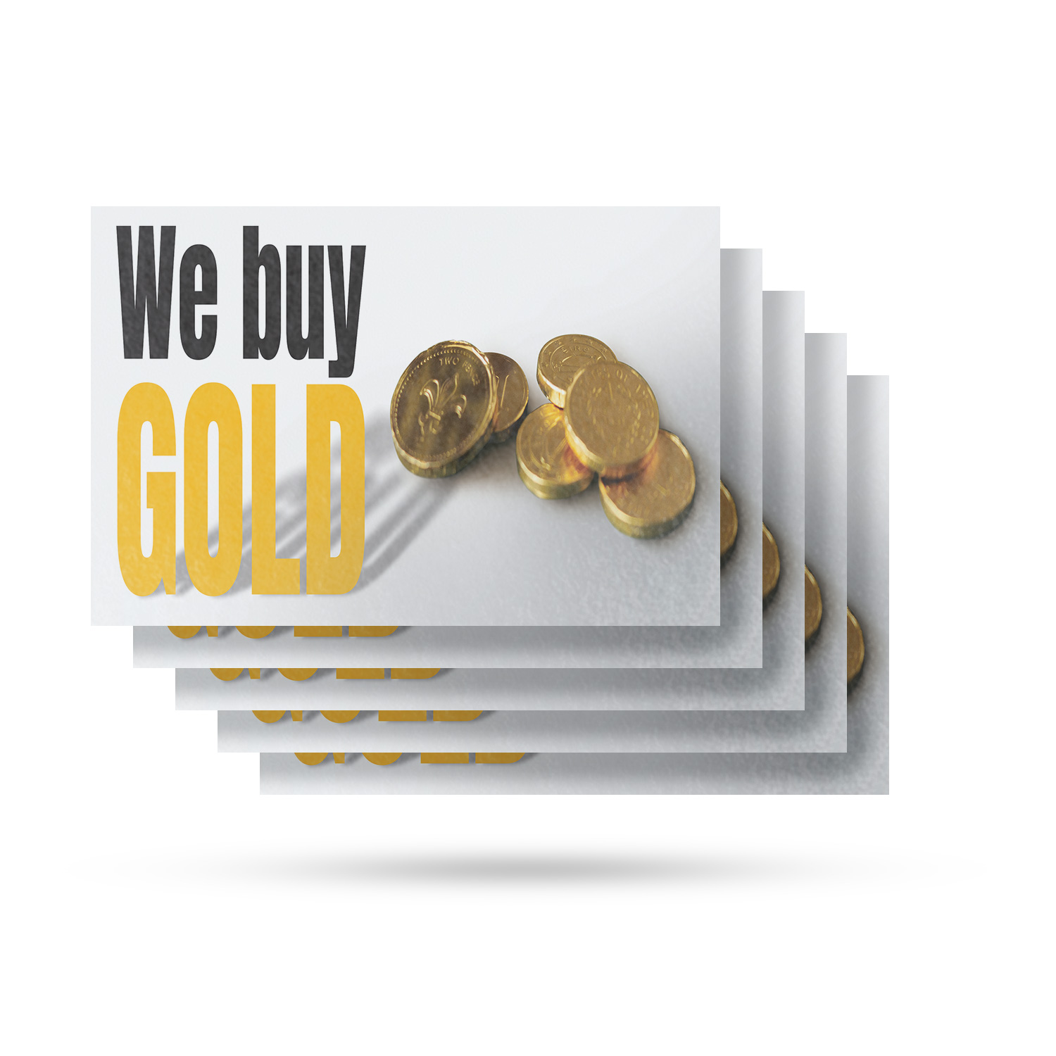We Buy Gold Vinyl Decal Reliable Services Trusted Shops Professional Signage