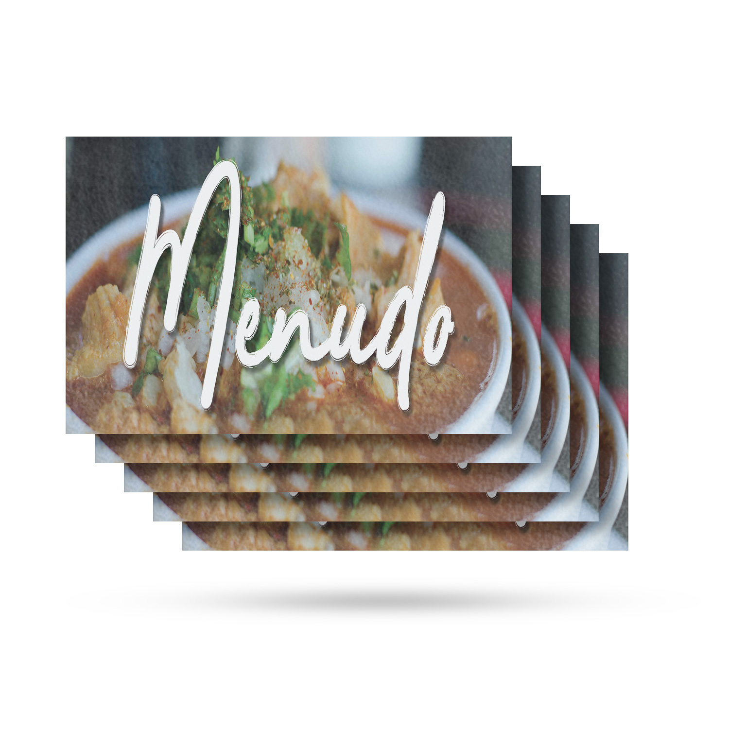 Calcomanía Vinilo Menudo Auténtica Sopa Mexicana Recién Hecha Restaurante Promociones - Imagen 88 de 99
