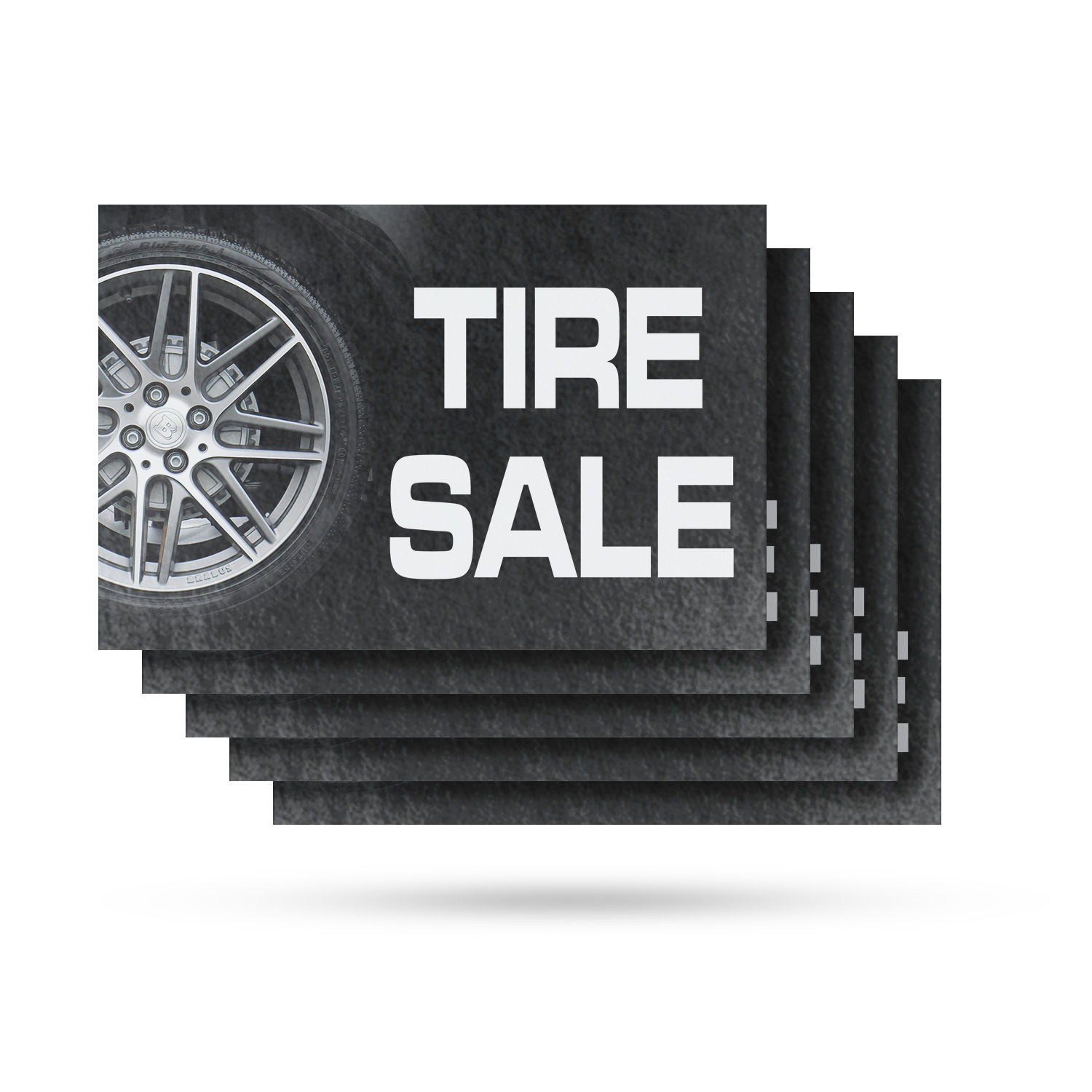 Tire Sale Vinyl Decal Auto Promotions Affordable Pricing Reliable Service