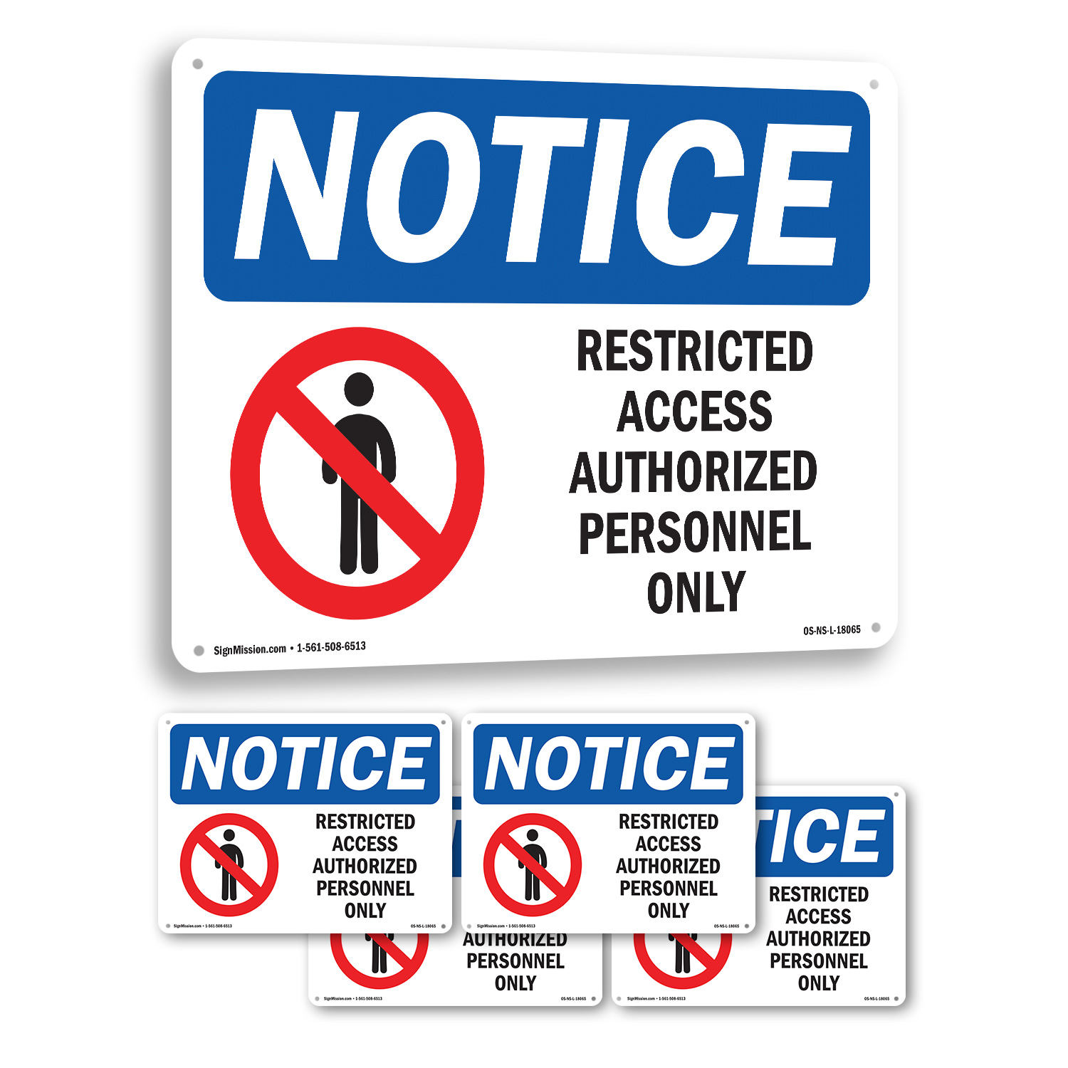 OSHA Notice Sign - Do Not Enter Limited Access Area
