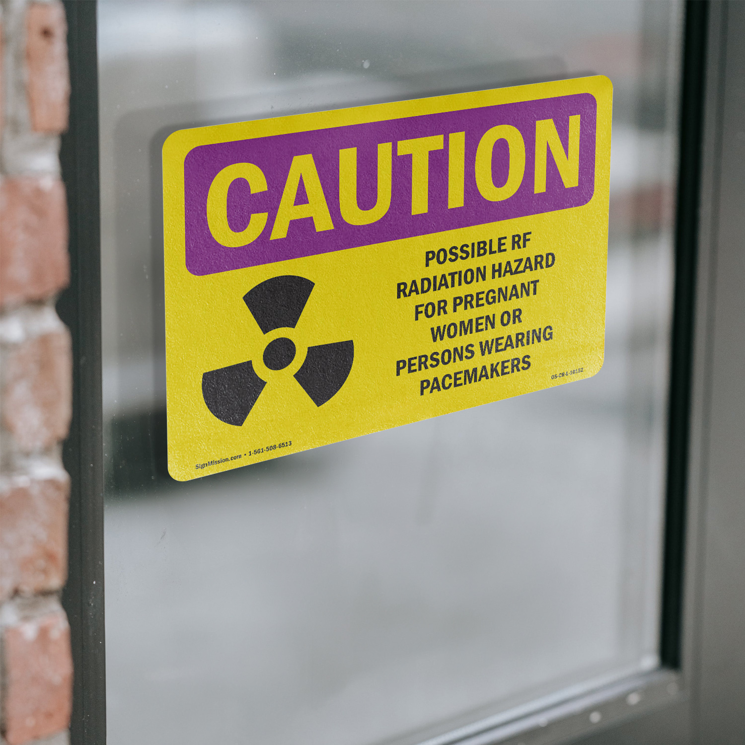 Possible RF Radiation Hazard With Symbol OSHA Caution Radiation Sign 5/10 Pack - Picture 15 of 47