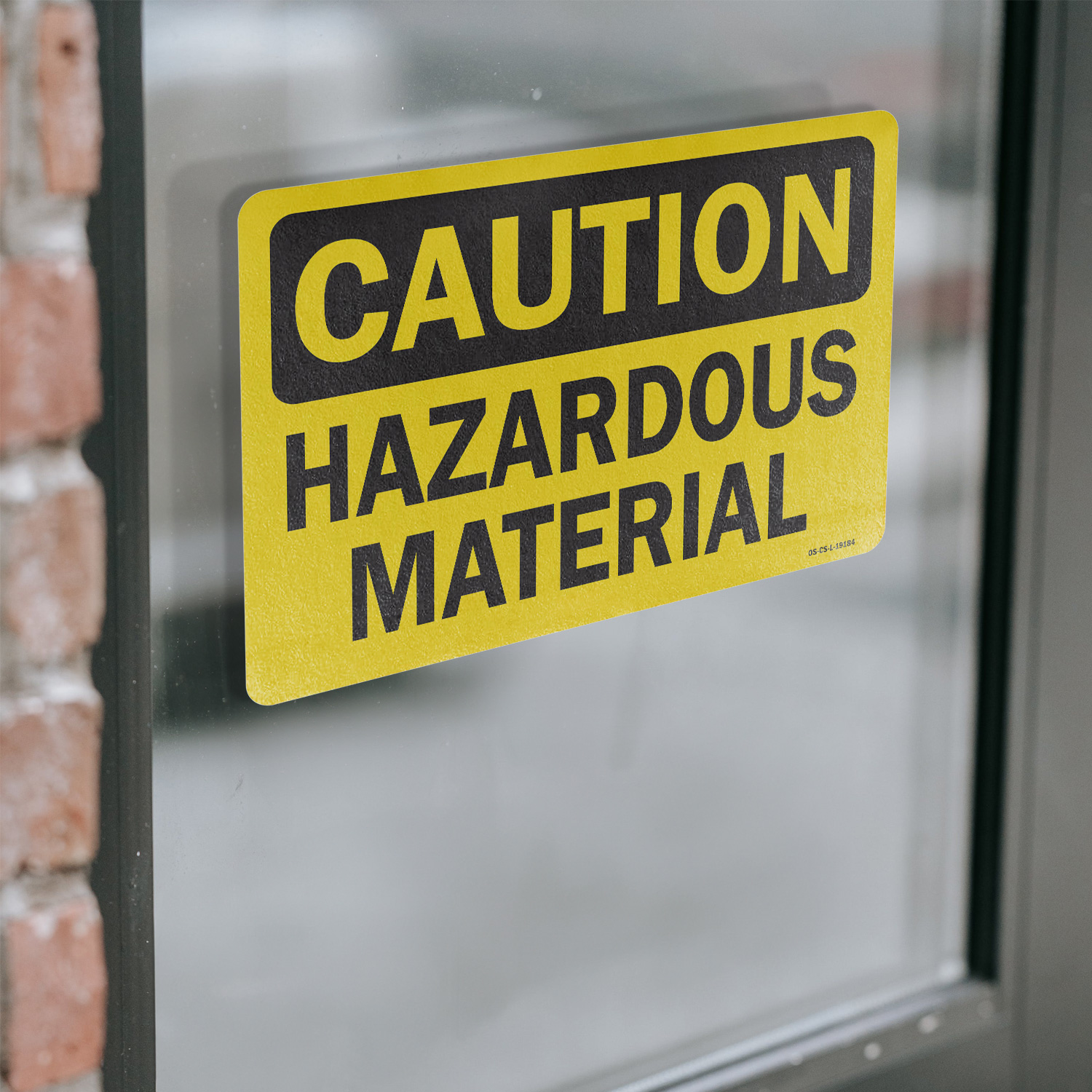 Hazardous Material OSHA Caution Sign Metal, Plastic, Or Decal - 5 or 10 Pack - Picture 15 of 47