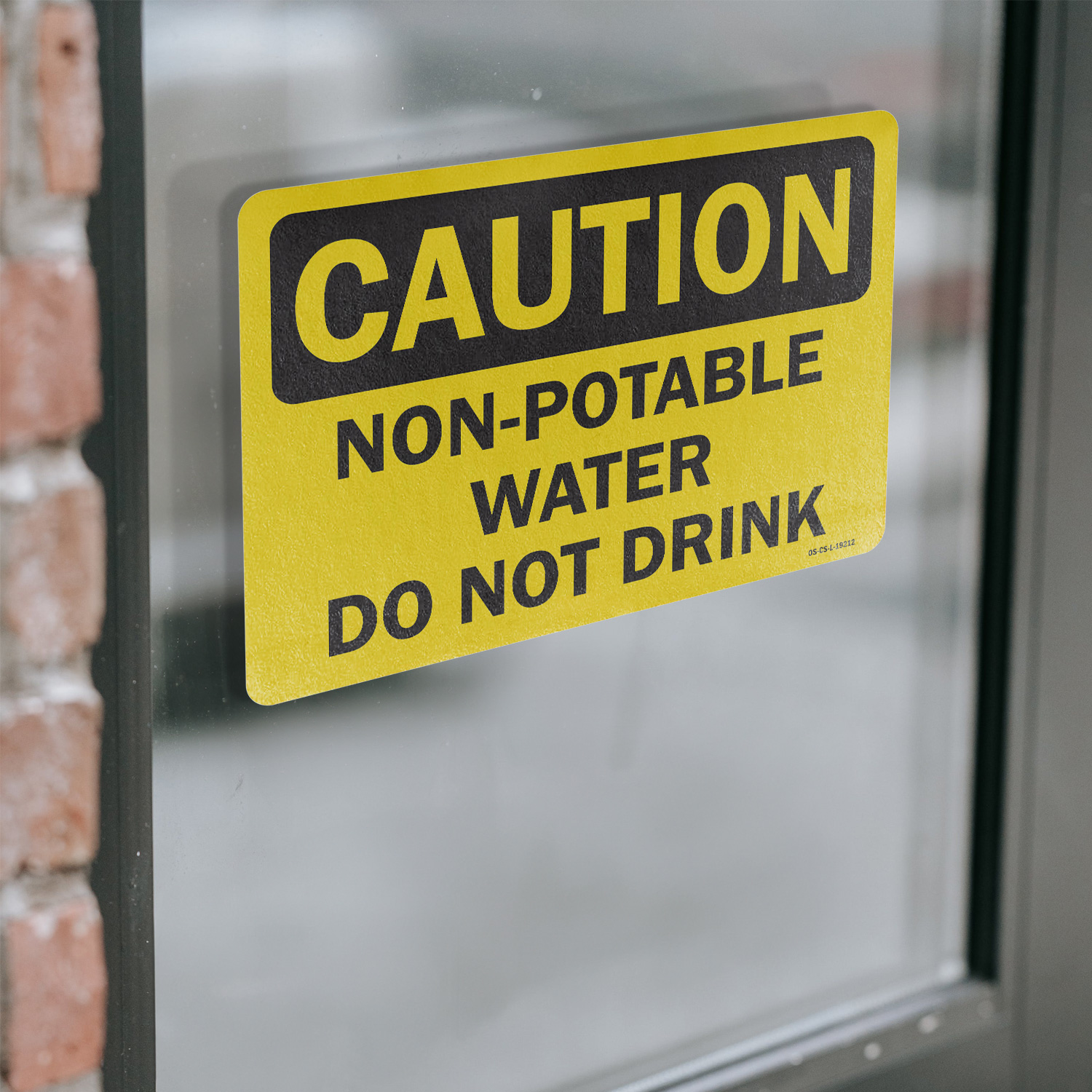 Non OSHA Caution Sign Metal, Plastic, Or Decal - 5 or 10 Pack - Picture 15 of 43