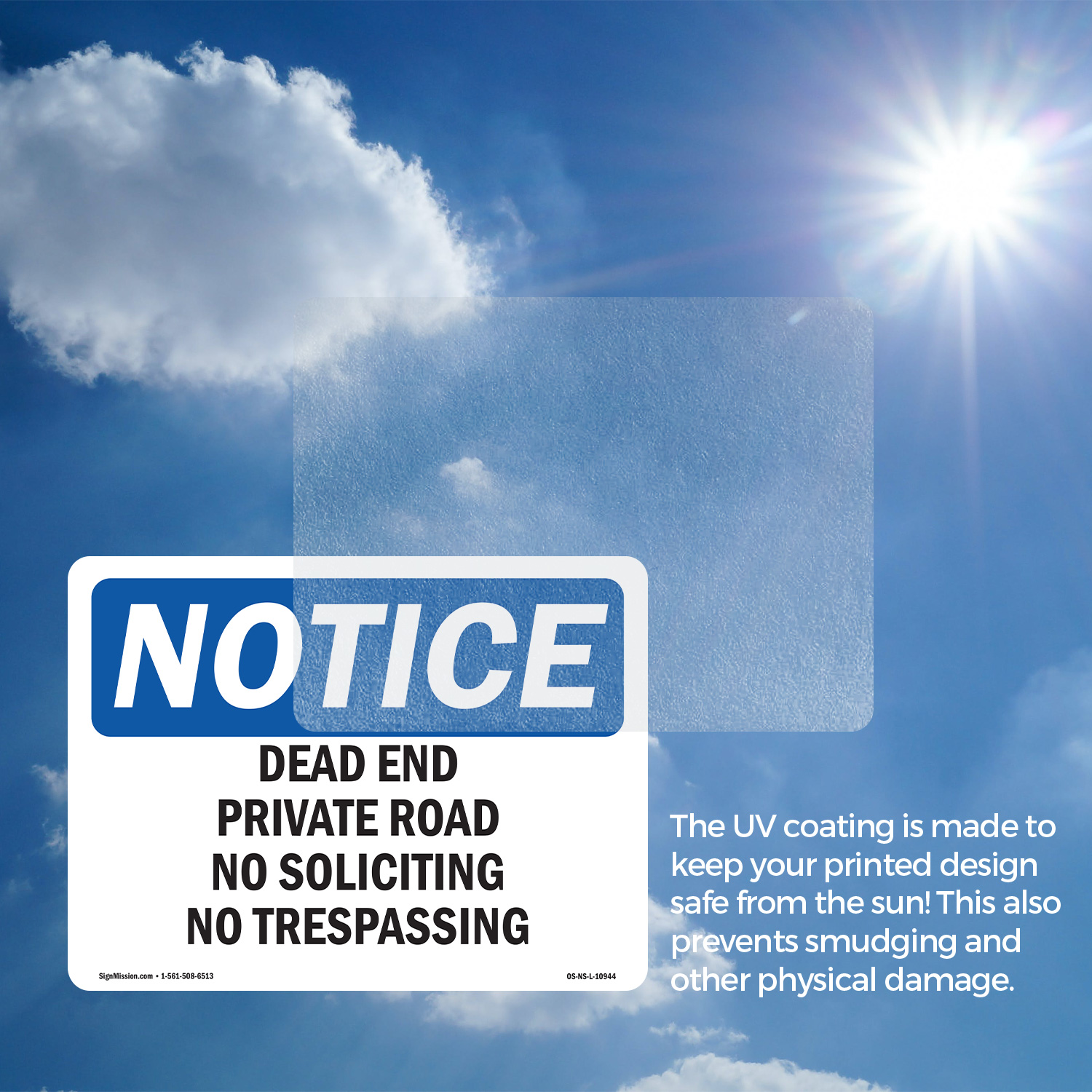 Dead End Private Road No Soliciting No Trespassing OSHA Notice Sign 5/10 Pack - Picture 16 of 43
