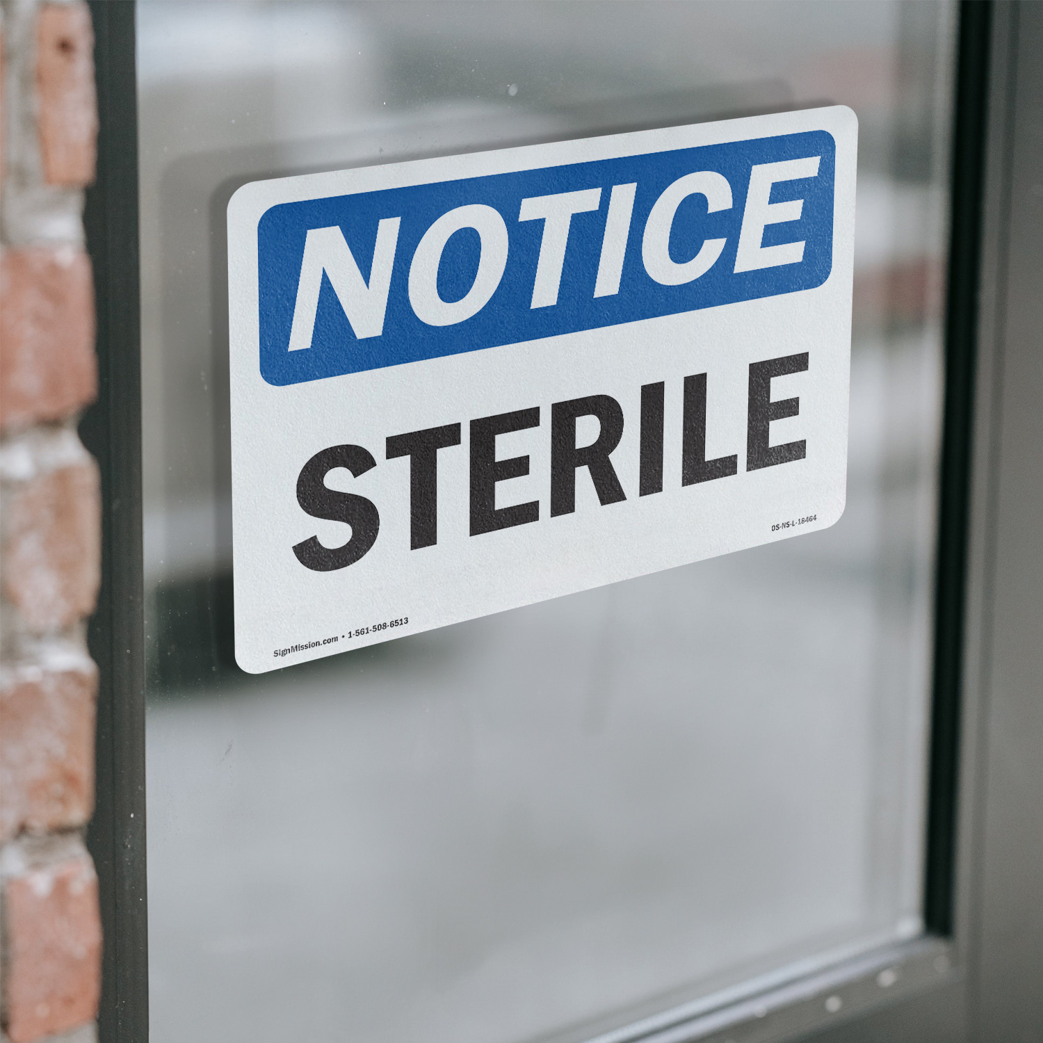 Sterile OSHA Notice Sign Metal, Plastic, Or Decal - 5 or 10 Pack - Picture 15 of 43