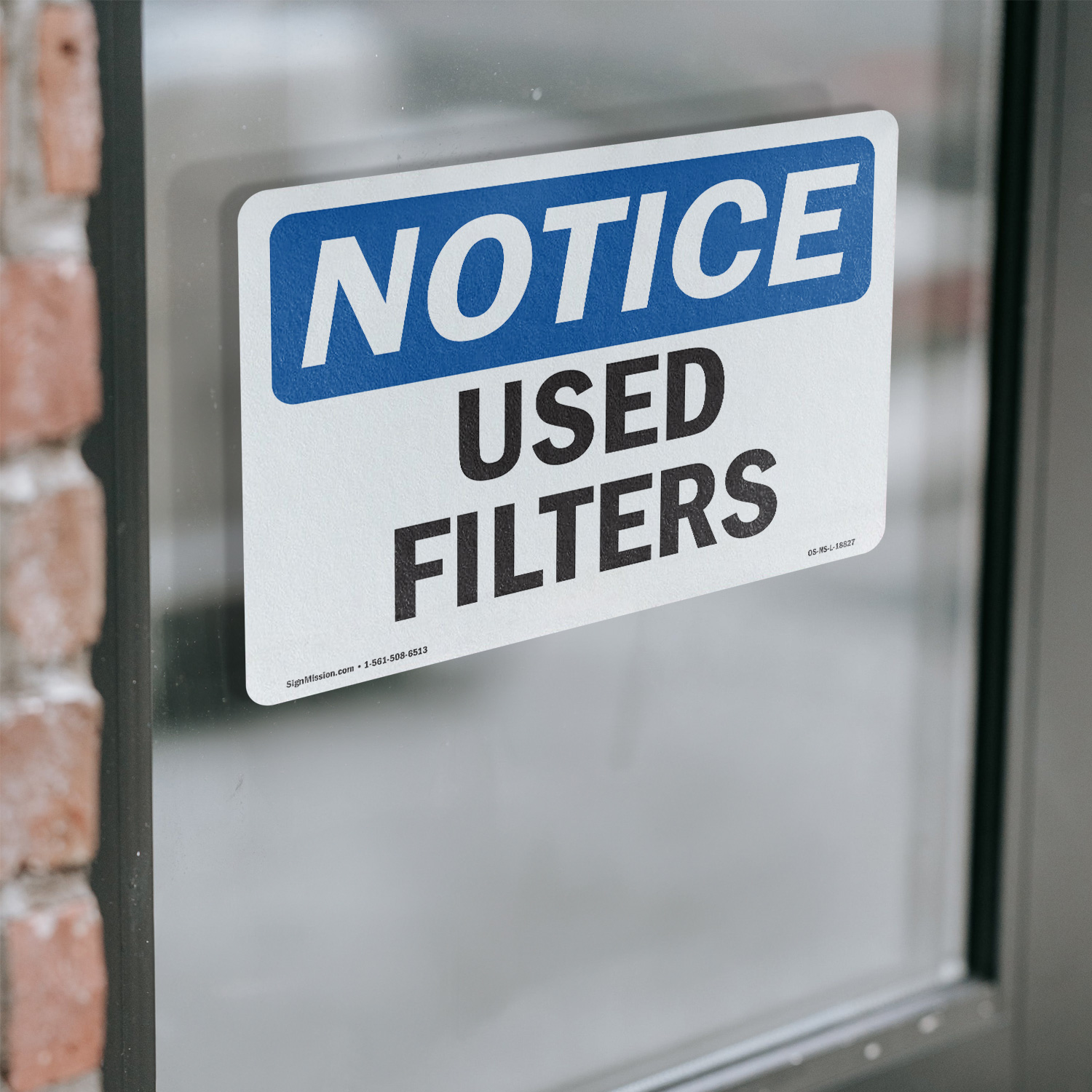 Used Filters OSHA Notice Sign Metal, Plastic, Or Decal - 5 or 10 Pack - Picture 15 of 43