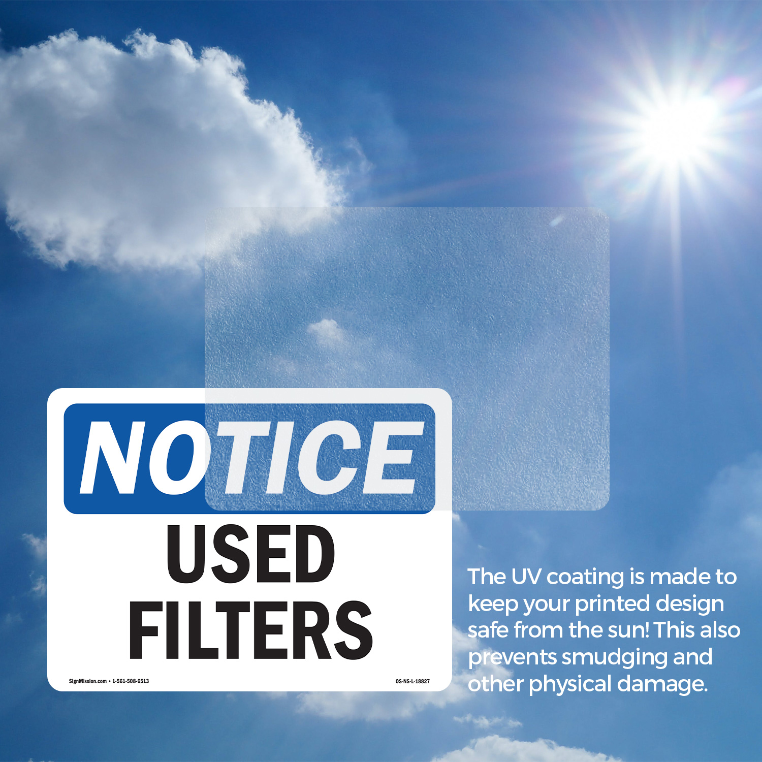 Used Filters OSHA Notice Sign Metal, Plastic, Or Decal - 5 or 10 Pack - Picture 16 of 43