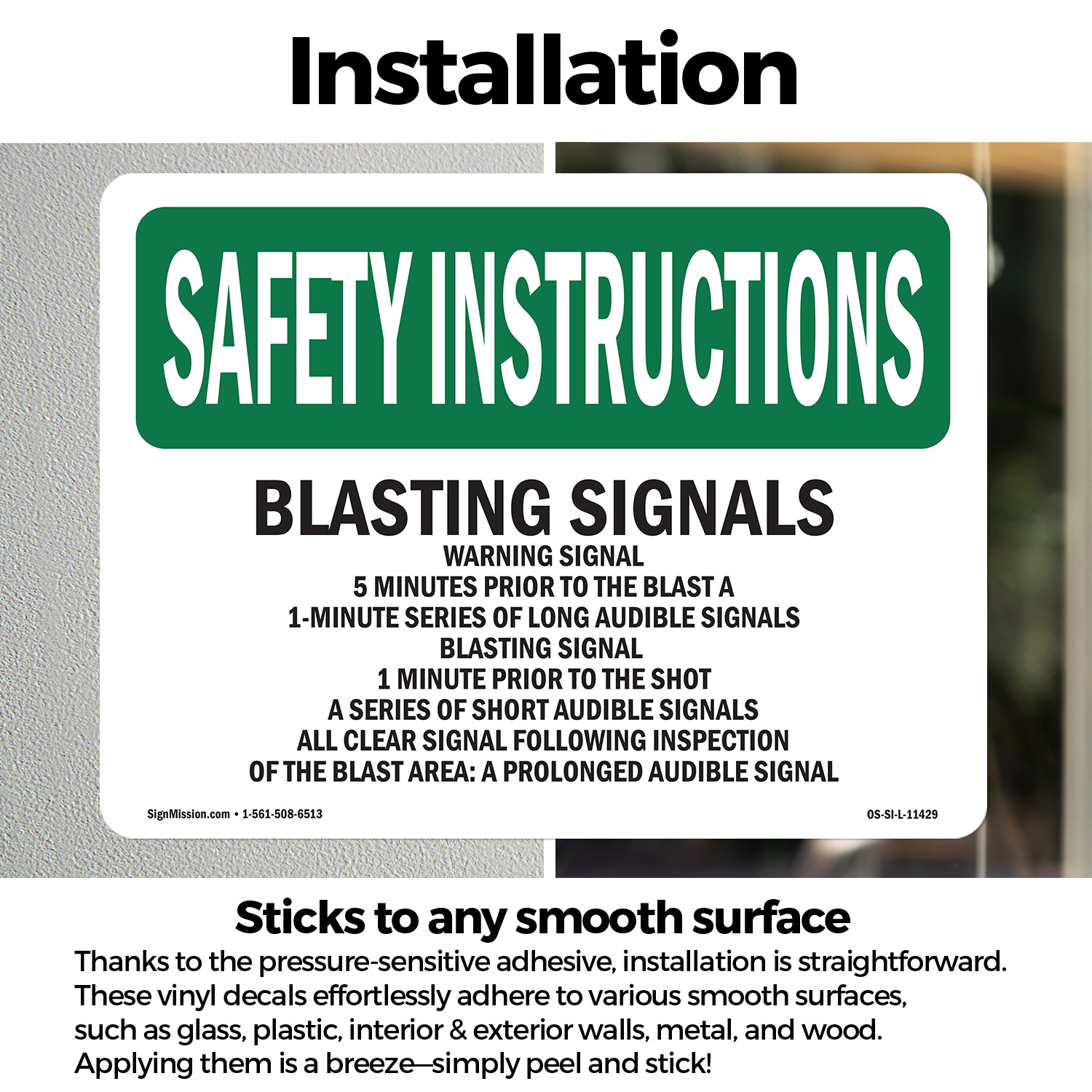 Blastingals Warningal 5 Minuten OSHA Sicherheitshinweise Schild, Aufkleber 5/10er Pack - Bild 14 von 43