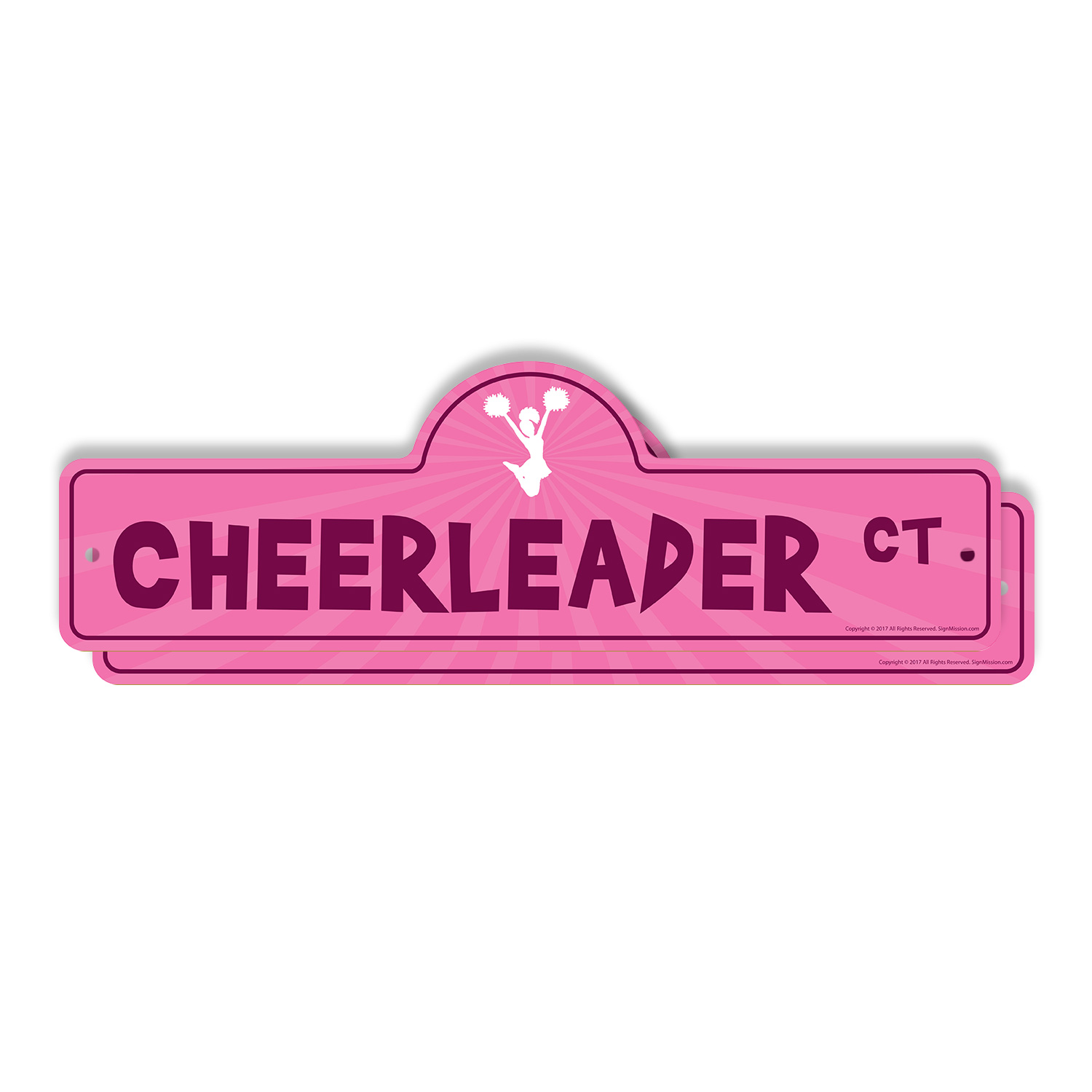 Cheerleader Plastic Street Sign Crossing Xing Gift Novelty Funny - Picture 11 of 21