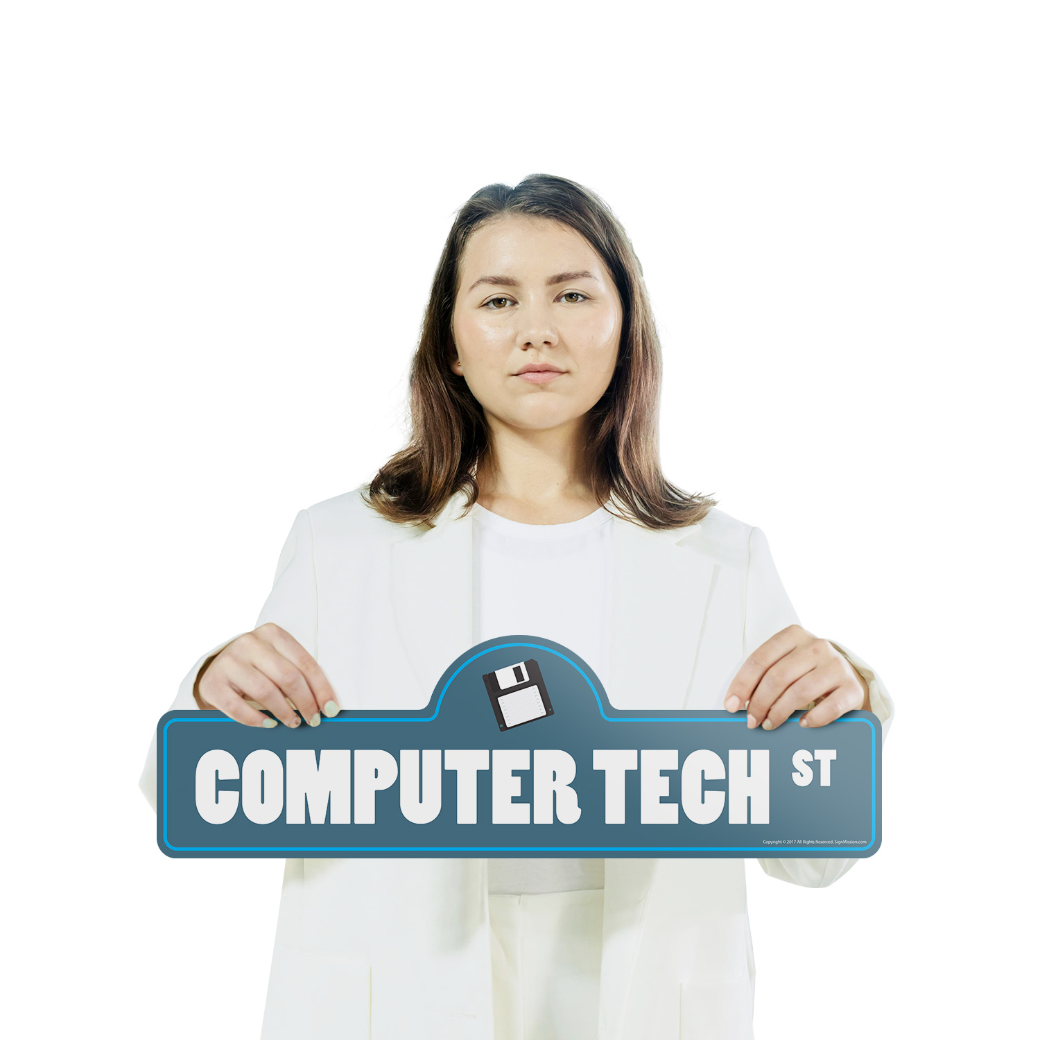 Computer Tech Plastic Street Sign Crossing Xing Gift Novelty Funny - Picture 8 of 21