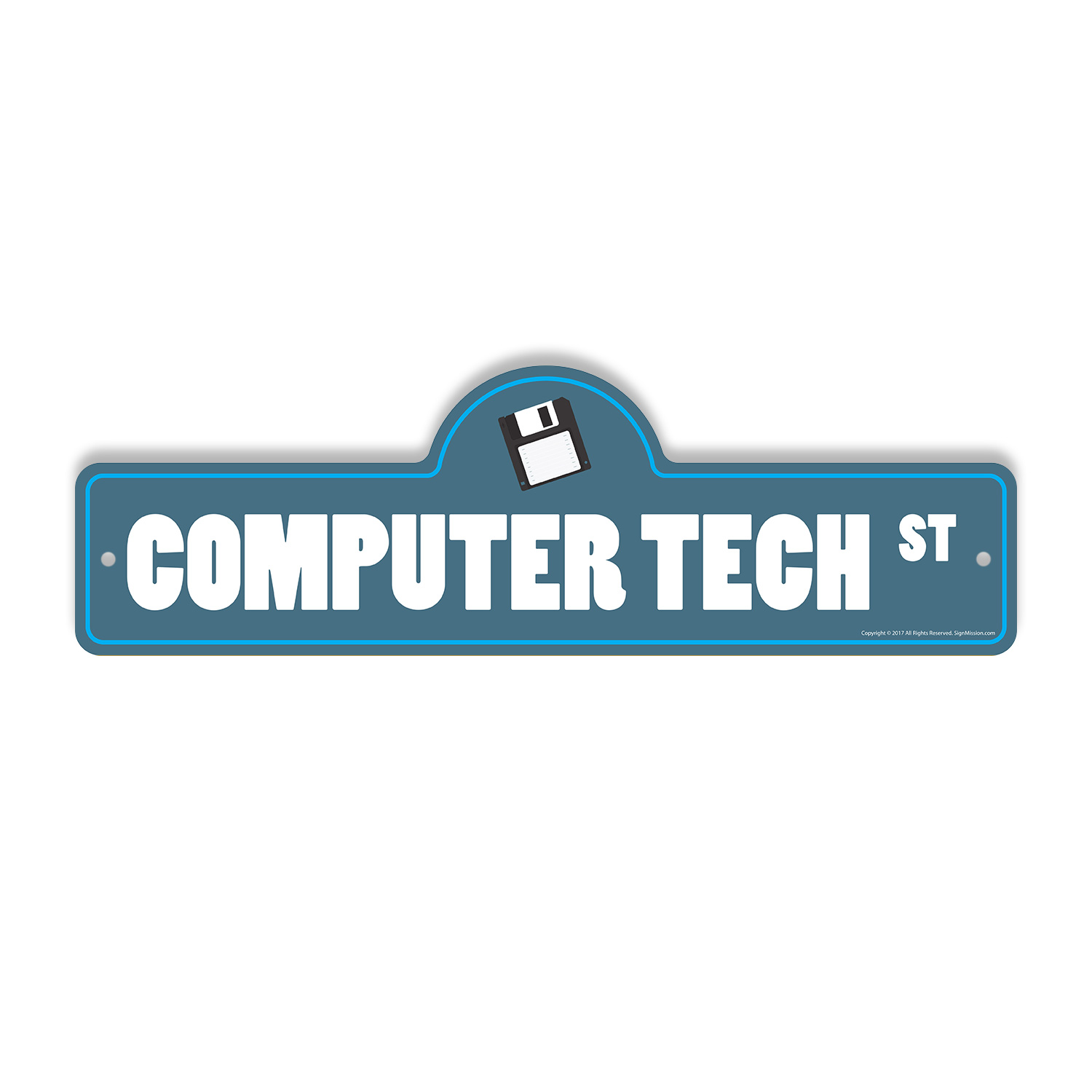 Computer Tech Plastic Street Sign Crossing Xing Gift Novelty Funny - Picture 16 of 21
