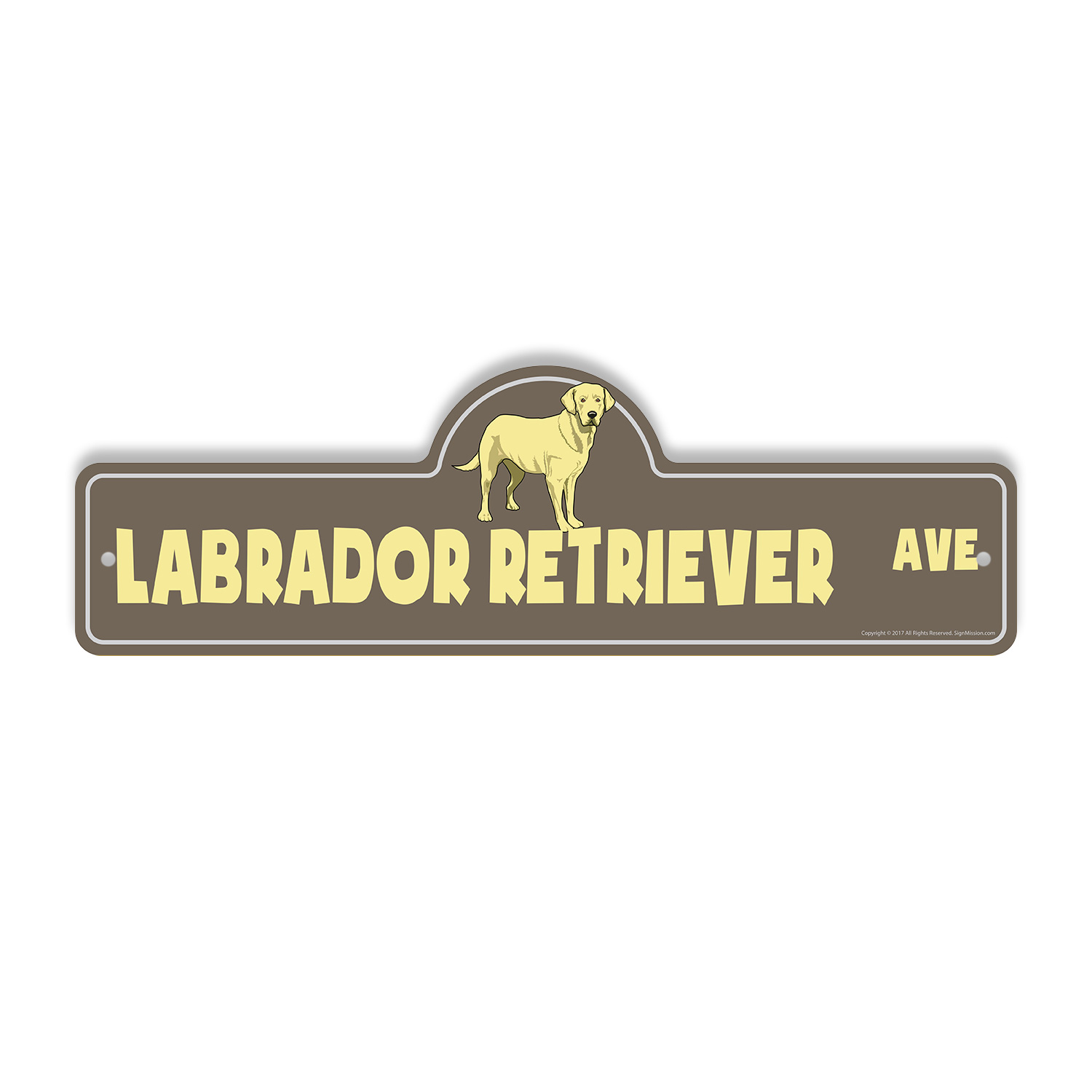 Labrador Retriever Plastic Street Sign Crossing Xing Gift Novelty Funny - Picture 16 of 21