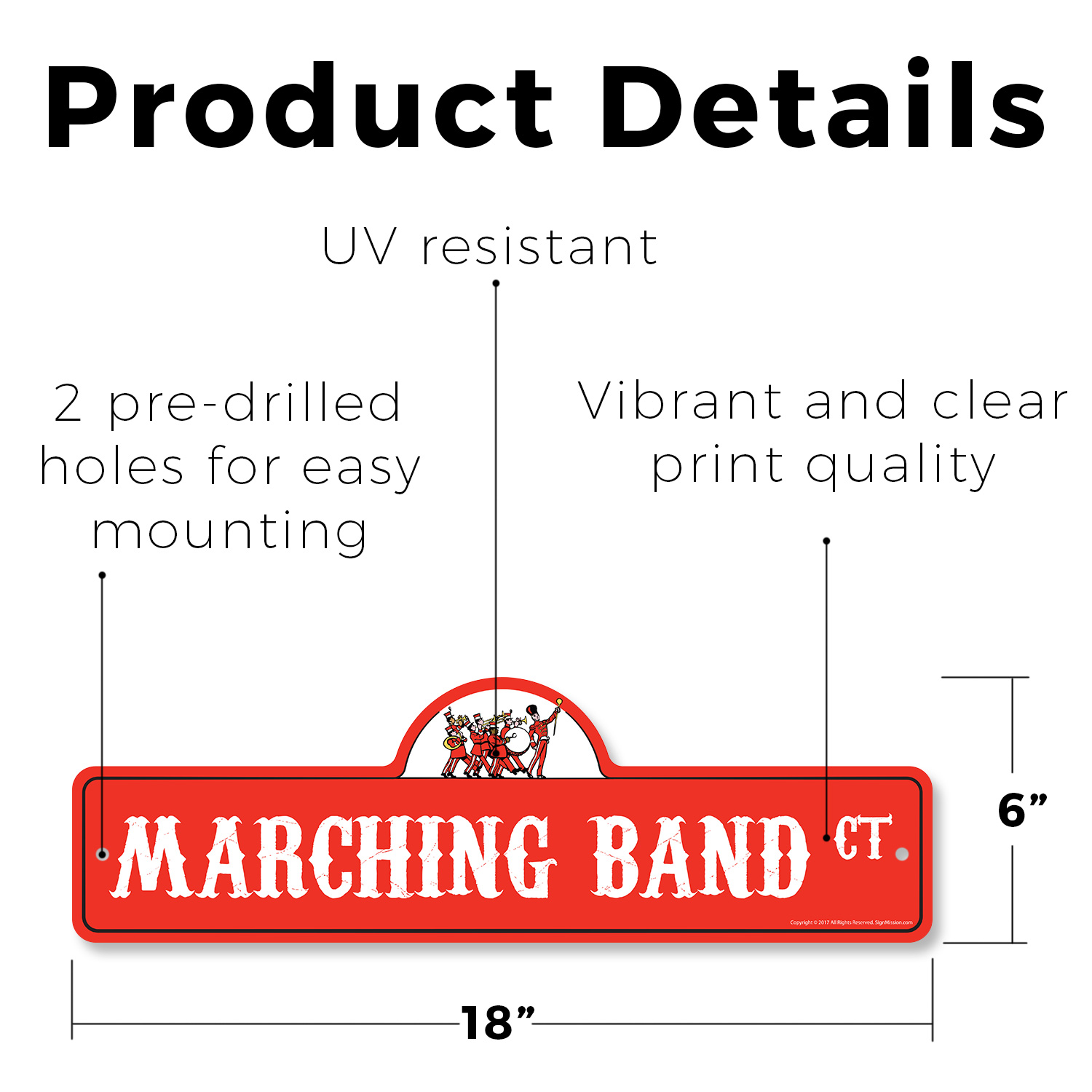 Marching Band Plastic Street Sign Crossing Xing Gift Novelty Funny - Picture 17 of 21