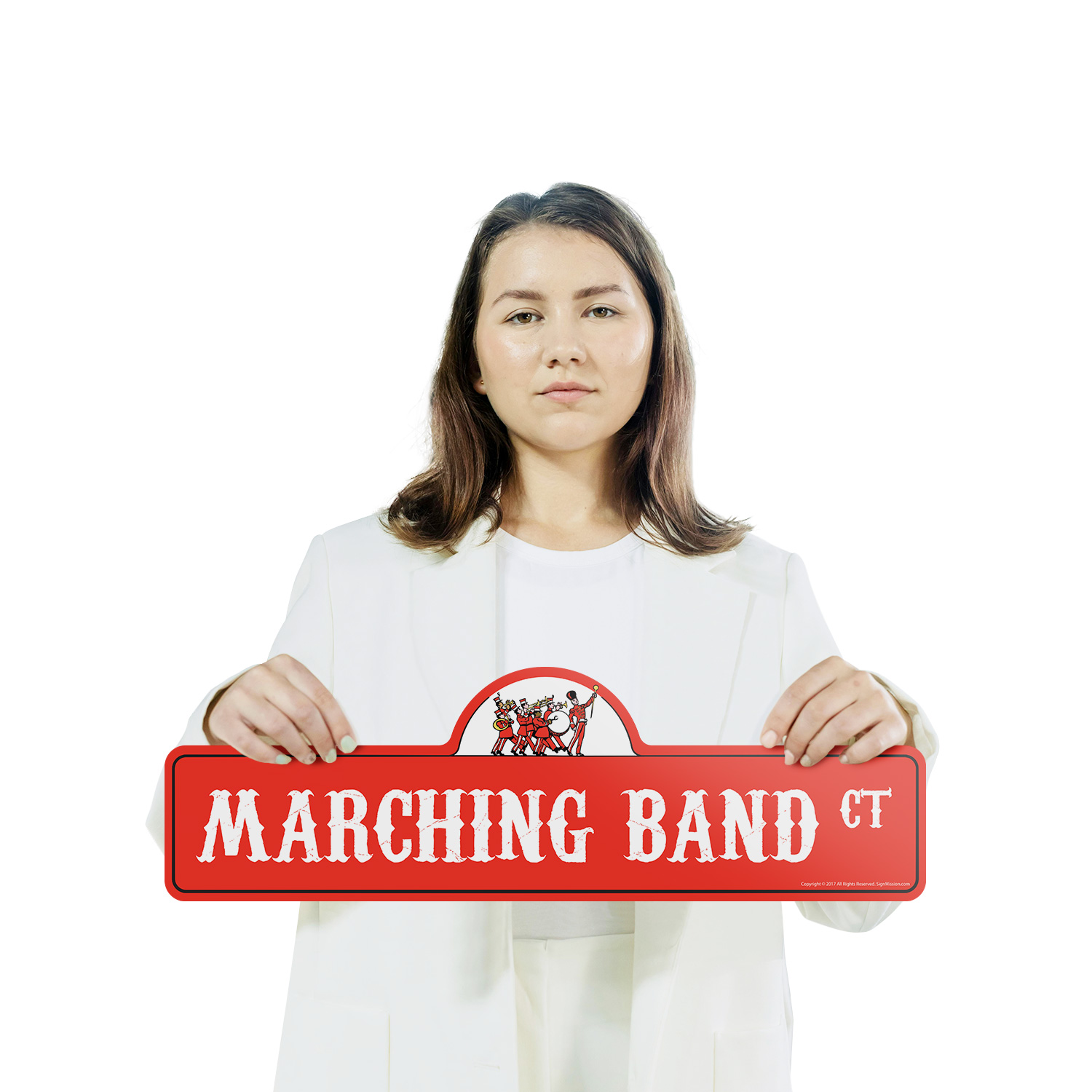 Marching Band Plastic Street Sign Crossing Xing Gift Novelty Funny - Picture 11 of 21