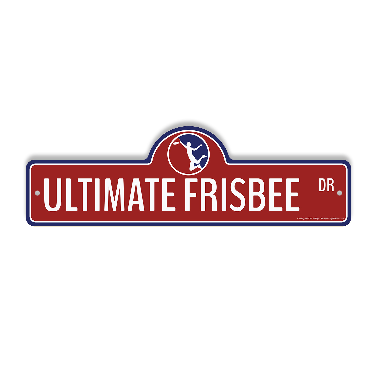 Letrero de calle de plástico Ultimate Frisbee cruce Xing regalo novedad divertido - Imagen 18 de 21