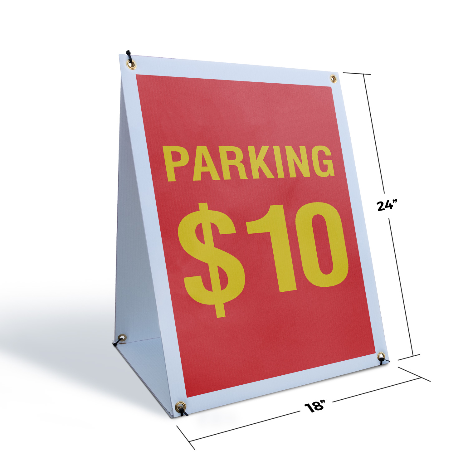 Letrero de acera con marco en A de estacionamiento de 10 dólares estacionamiento de eventos asequible el mejor lugar - Imagen 6 de 6