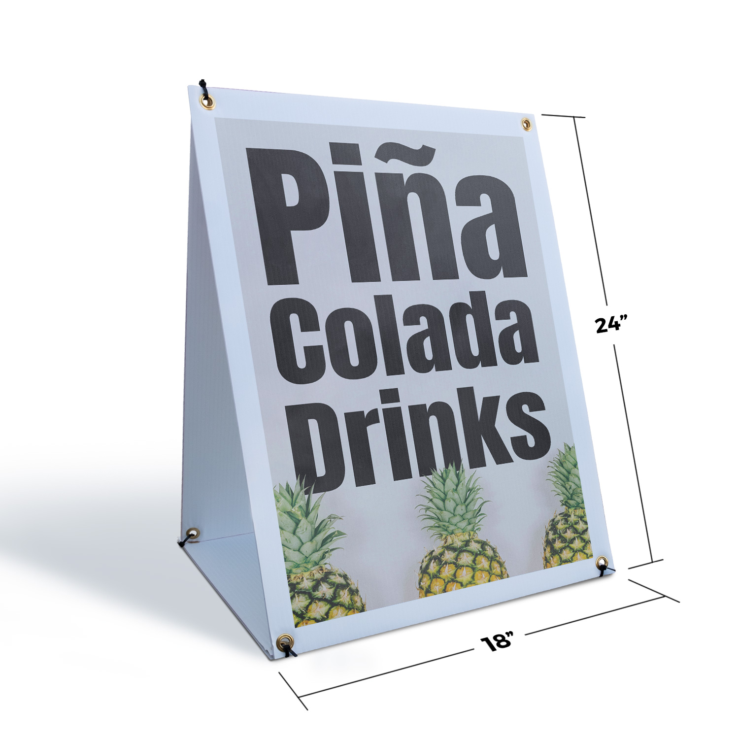 Pina Colada Getränke A-Rahmen Gehwegschild erfrischende Getränke Sommerliebling - Bild 6 von 6
