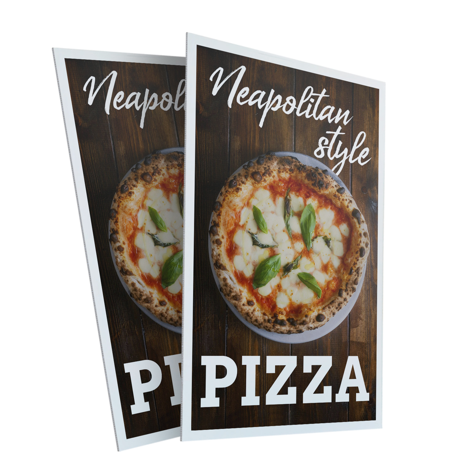Neapolitan Pizza Heavy Duty A-Frame Sidewalk Sign Authentic