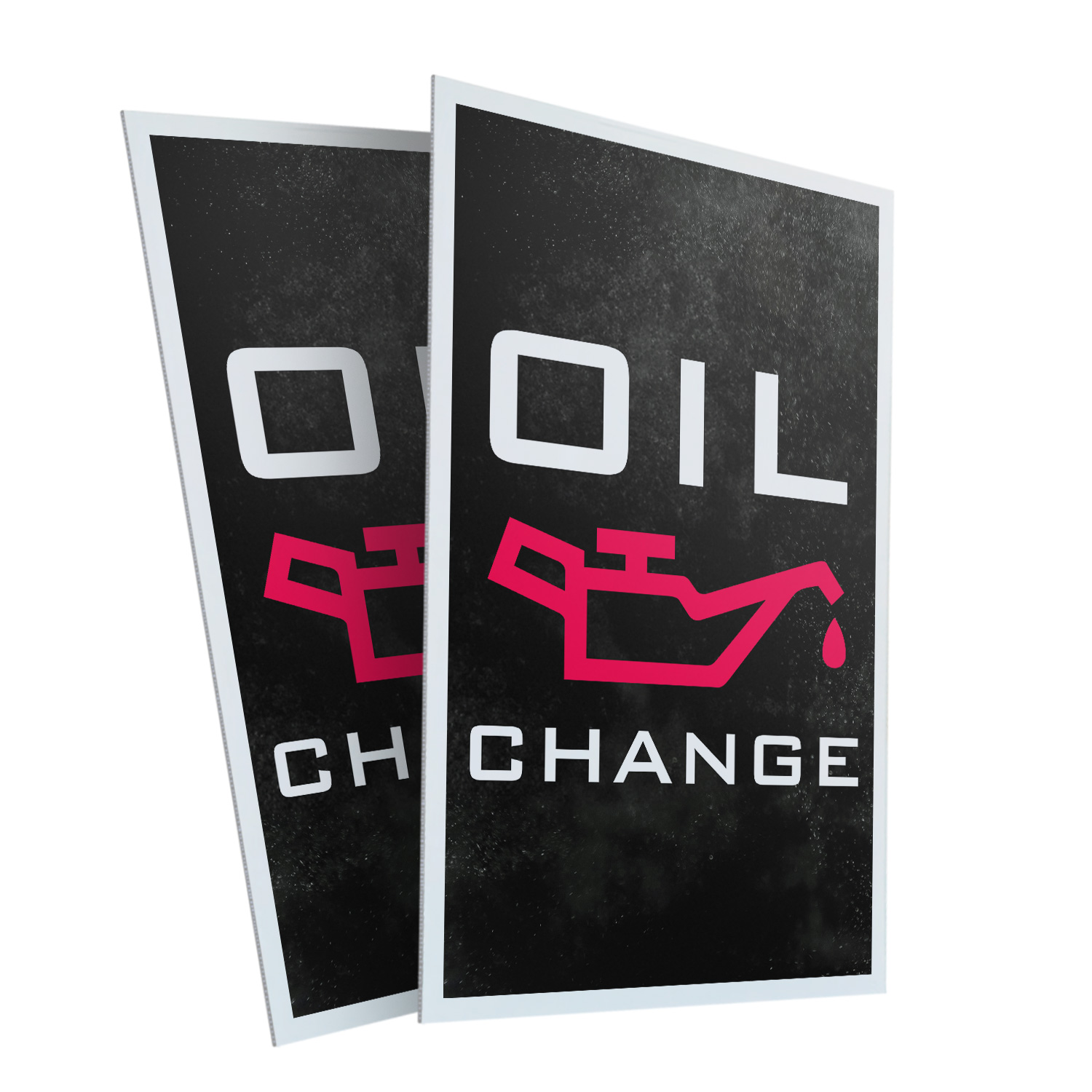 Oil Change Heavy Duty A-Frame Sidewalk Sign Vehicle Maintenance Affordable - Bild 7 von 14