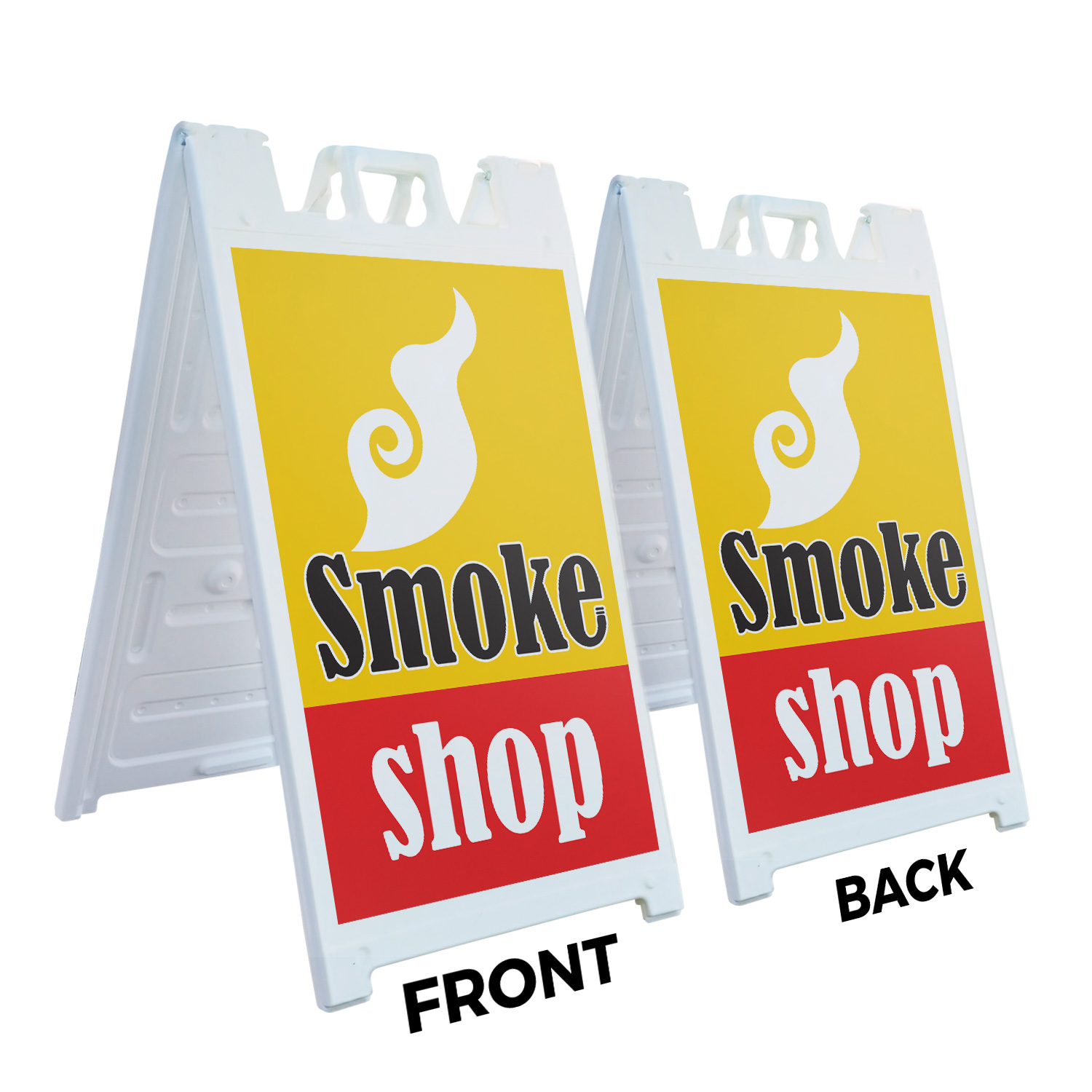 Now Open (Arrow) Economy A-Frame Sign 2 Feet Wide By 3 Feet Tall