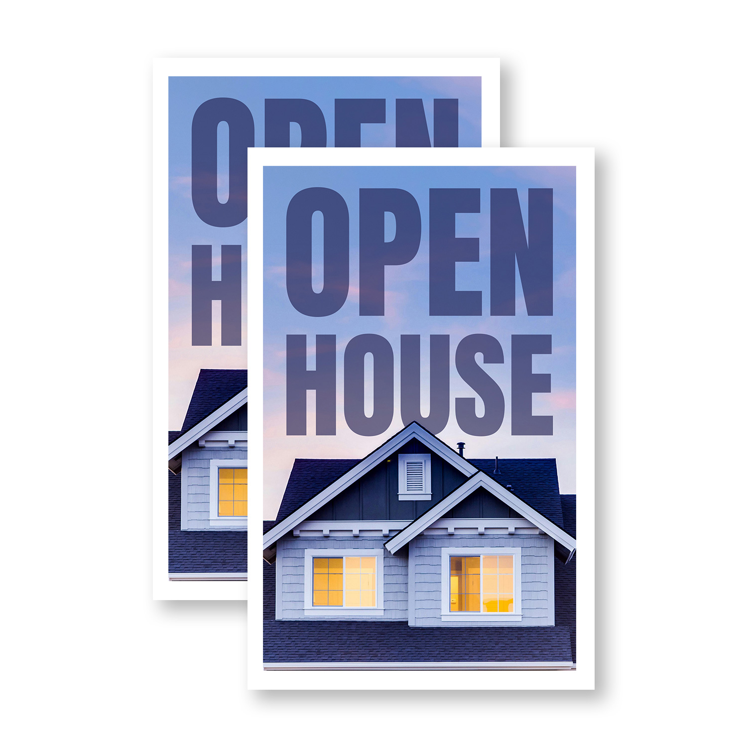 Open House Heavy Duty A-Frame Sidewalk Sign Real Estate Promotions Event - Picture 10 of 14