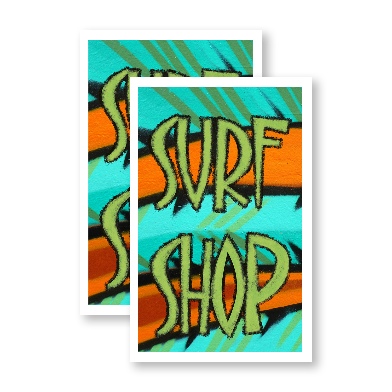Surf Shop Heavy Duty A-Frame Sidewalk Sign Beach Supplies Surfing Equipment