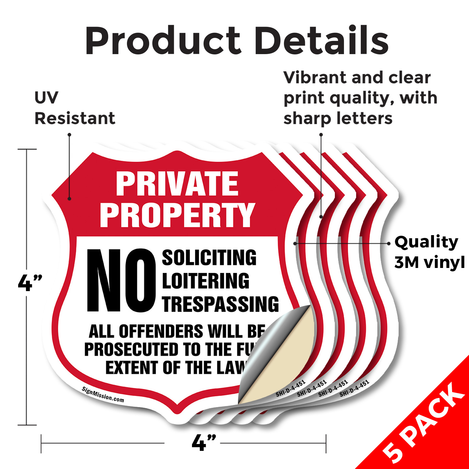 Private Property Shield Sign No Soliciting Loitering Trespas Shield Shaped Sign - Picture 21 of 37