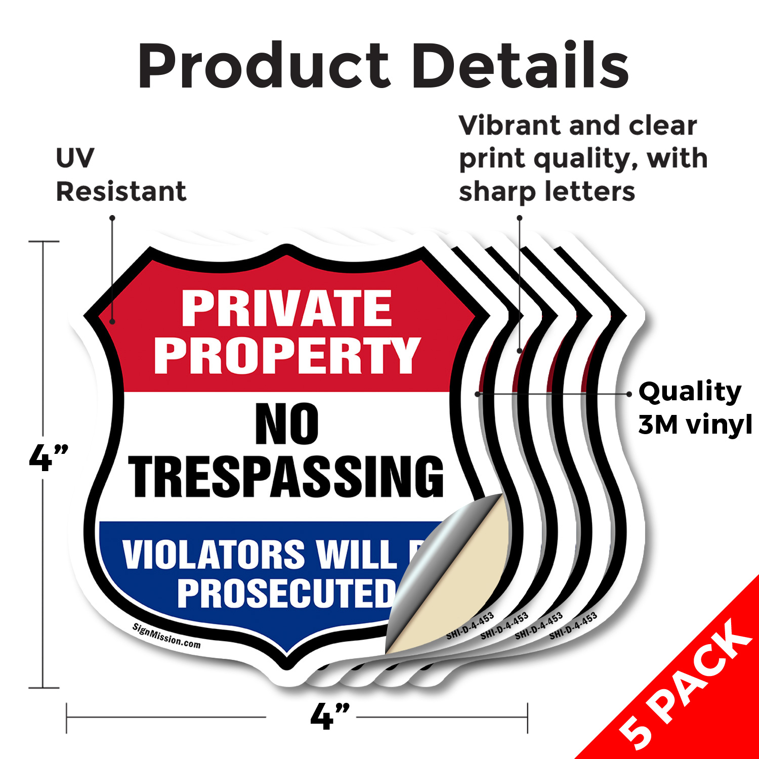 Private Property Shield Sign No Trespassing Violators Will B Shield Shaped Sign - Picture 21 of 41