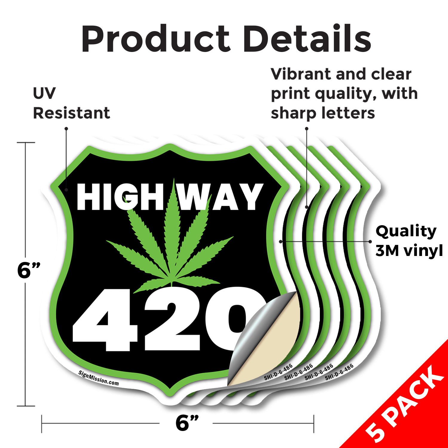 Highway 420 Leaf Shield Shaped Sign Weather Resistant Crafted in the USA - Picture 27 of 41