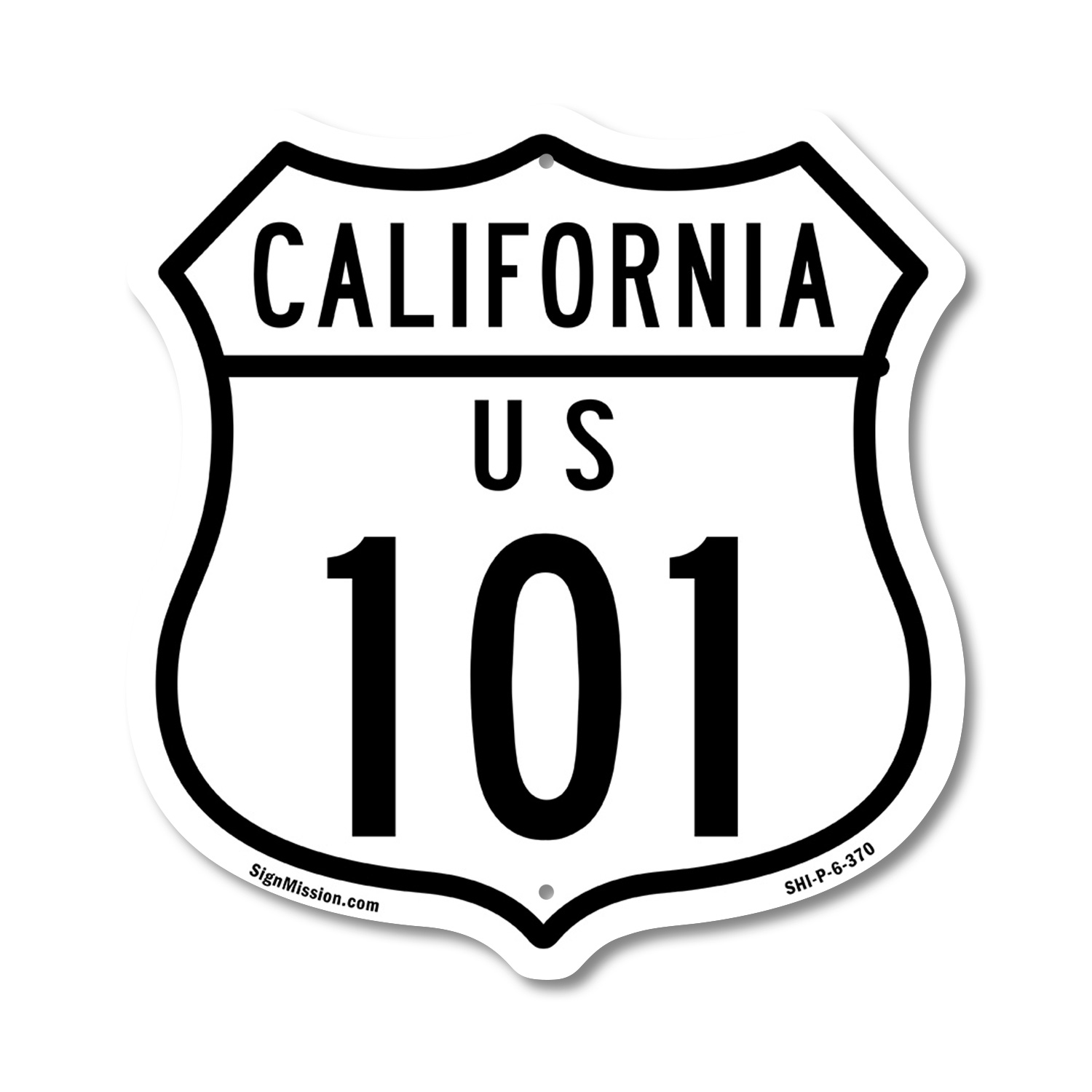 California Route Marker Shield Sign Us 101 Shield Shaped Sign Weather Resistant - Picture 40 of 41