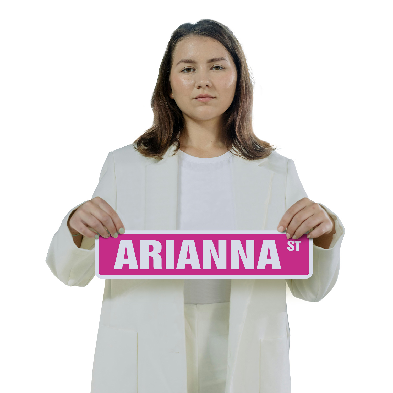ARIANNA Street Sign (2 Pack) Childrens Name Room Metal Road Sign - Picture 7 of 7