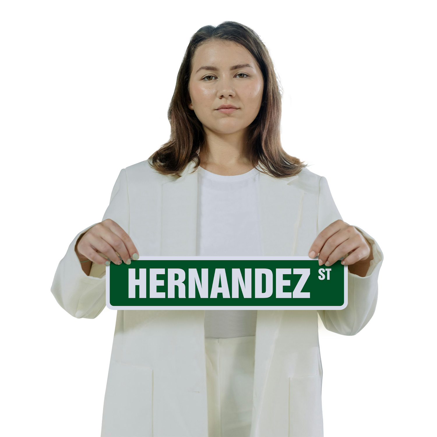 HERNANDEZ Street Sign (2 Pack) Childrens Name Room Metal Road Sign - Picture 7 of 7