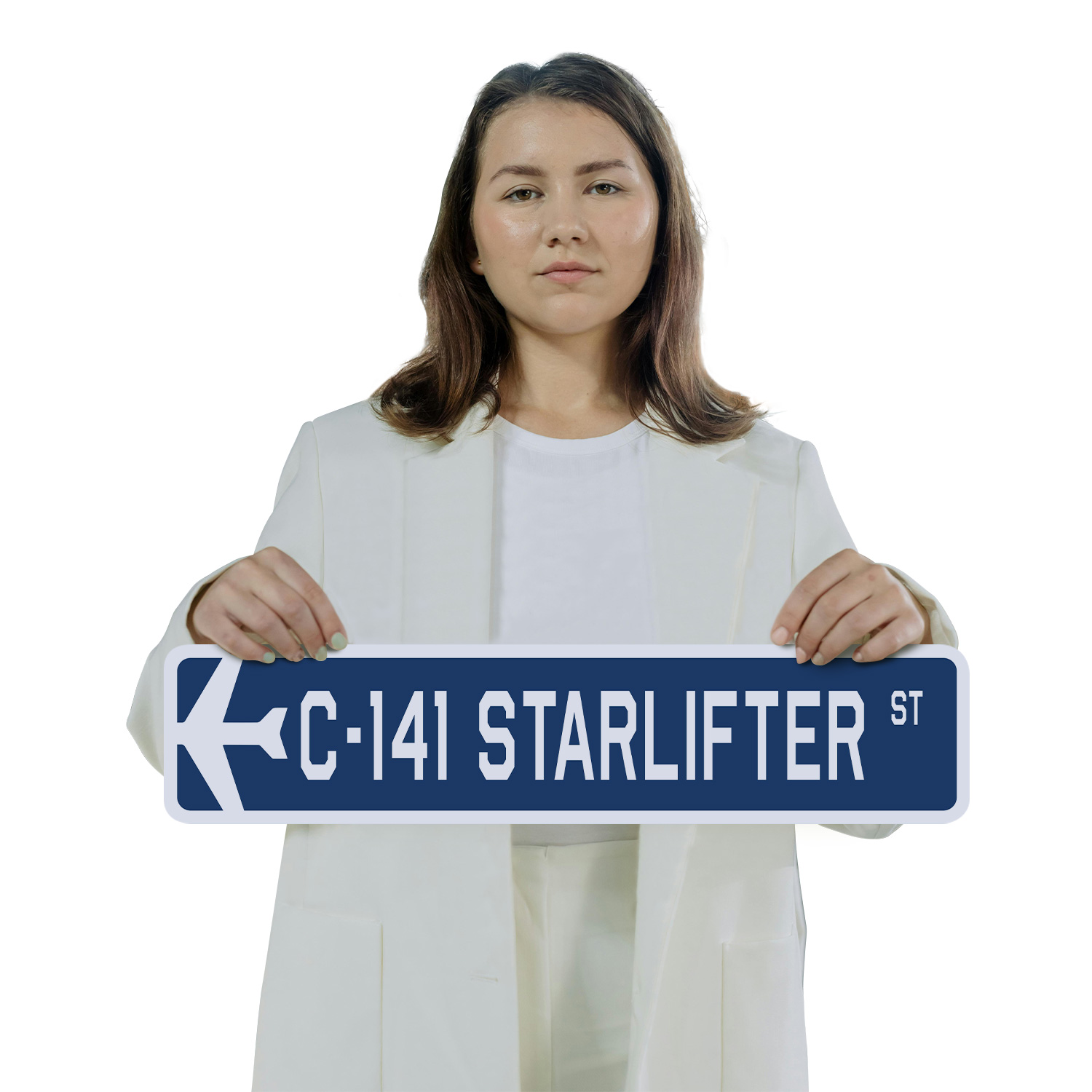 C-141 Starlifter Street Sign (2 Pack) Air Force Aircraft Military Pilot Ship - Picture 7 of 7