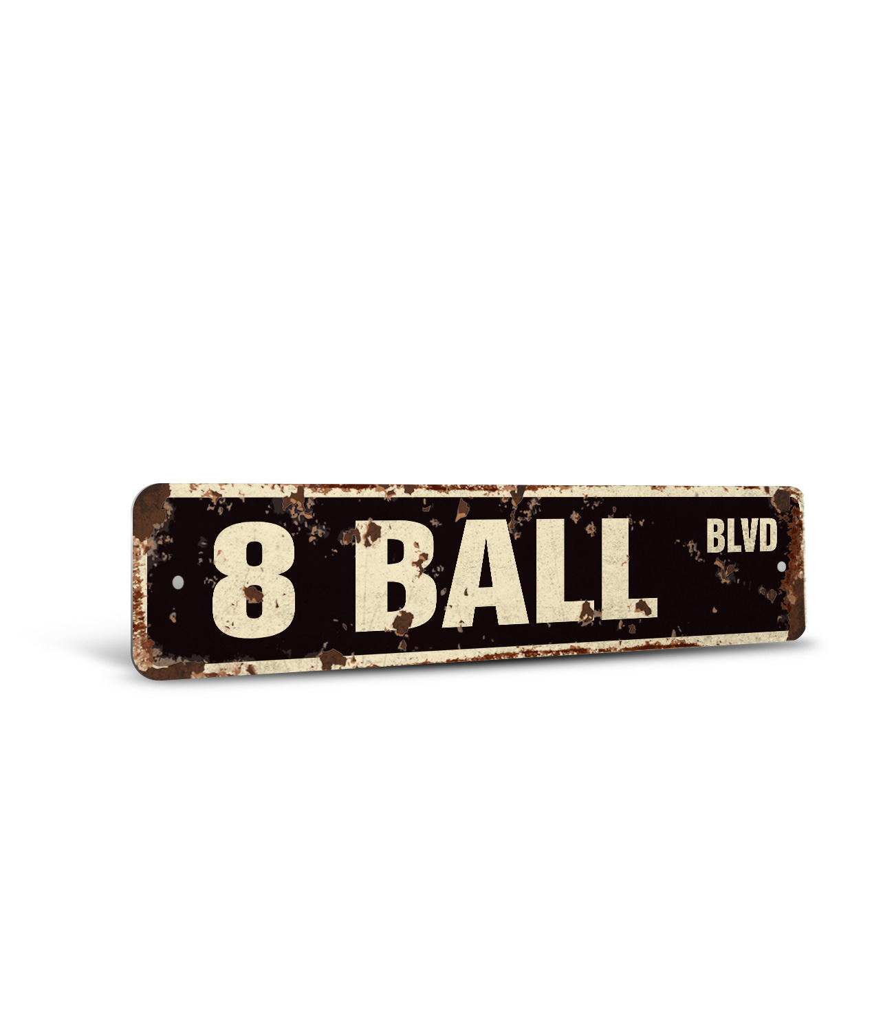 8 BALL Vintage Style Street Sign Metal Plastic billiards pool cue pooltable dart - Picture 8 of 11