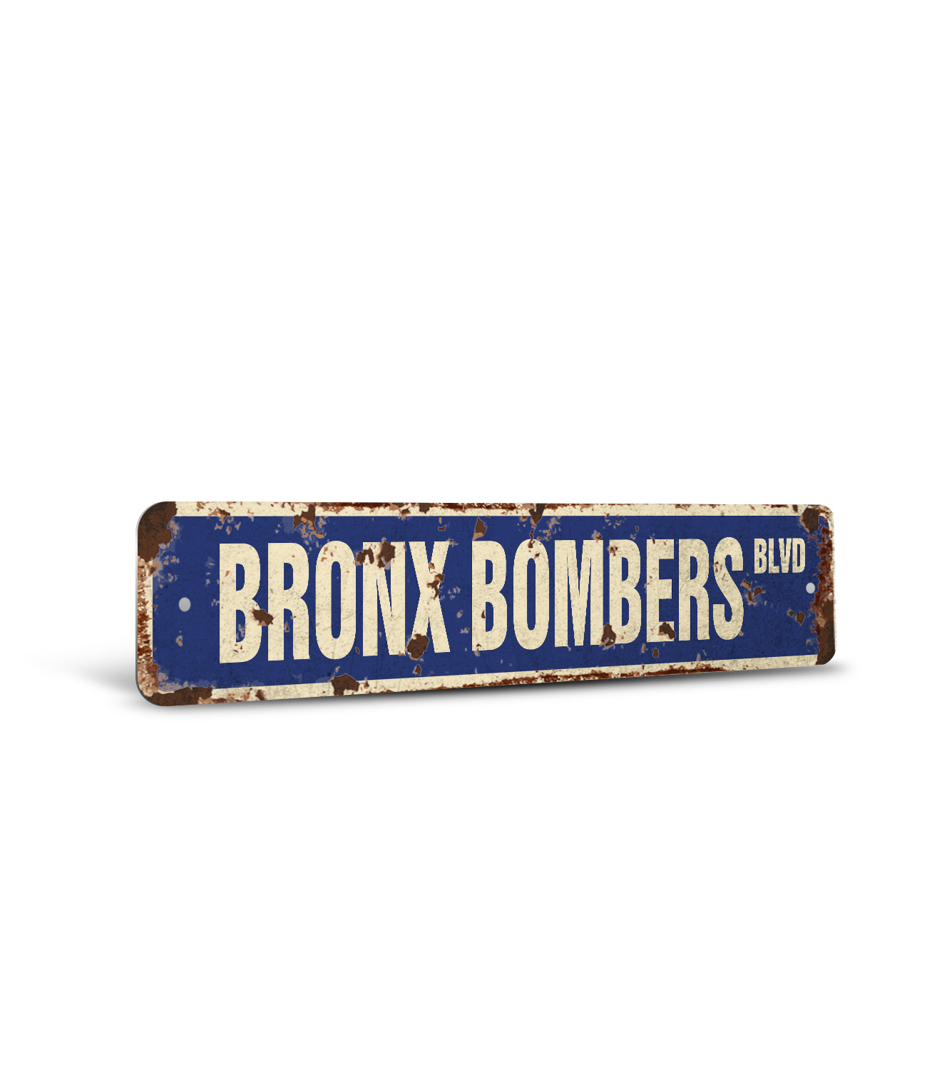 BRONX BOMBERS Vintage Style Street Sign Metal Road Sign new york baseball fan NY - Picture 8 of 11