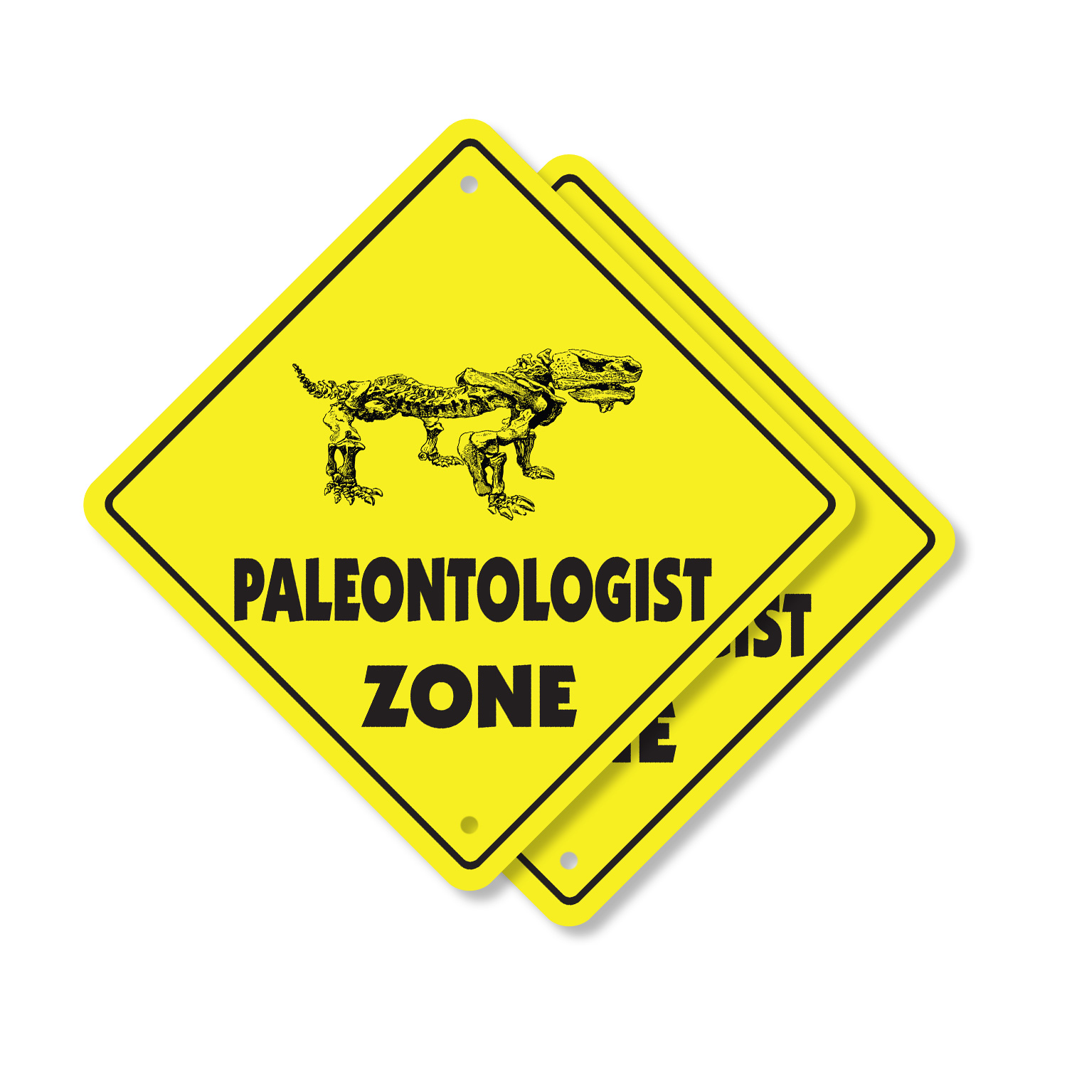 Paleontologist Plastic Street Sign Crossing Xing Gift Novelty Funny - Picture 5 of 21