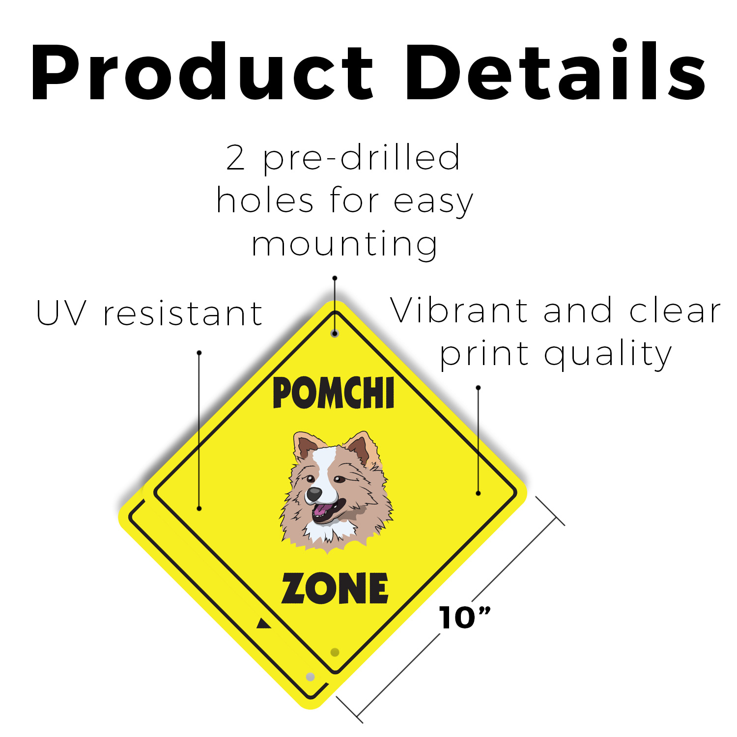 Pomchi Plastic Street Sign Crossing Xing Gift Novelty Funny - Picture 6 of 21