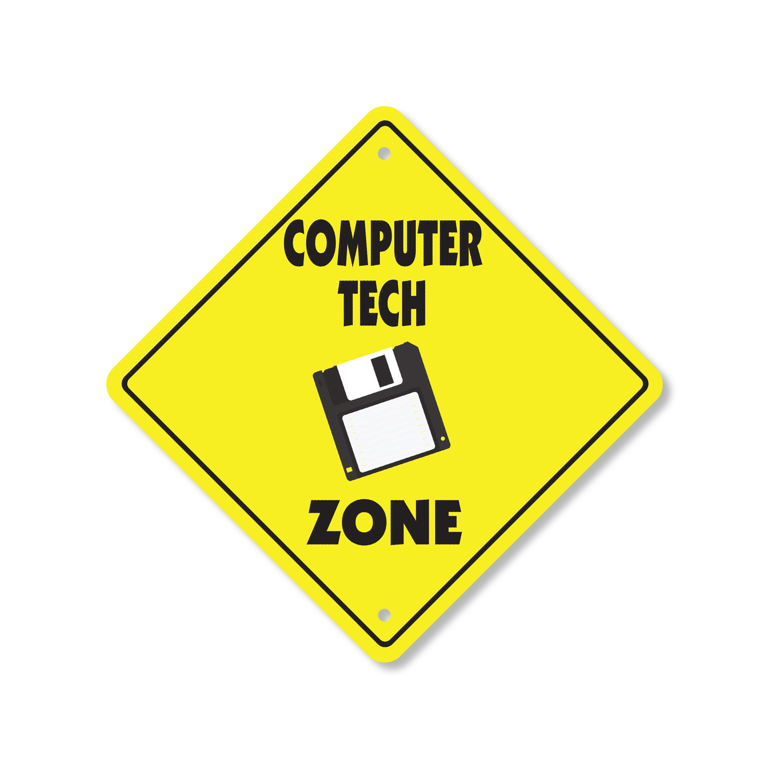 Computer Tech Plastic Street Sign Crossing Xing Gift Novelty Funny - Picture 12 of 21