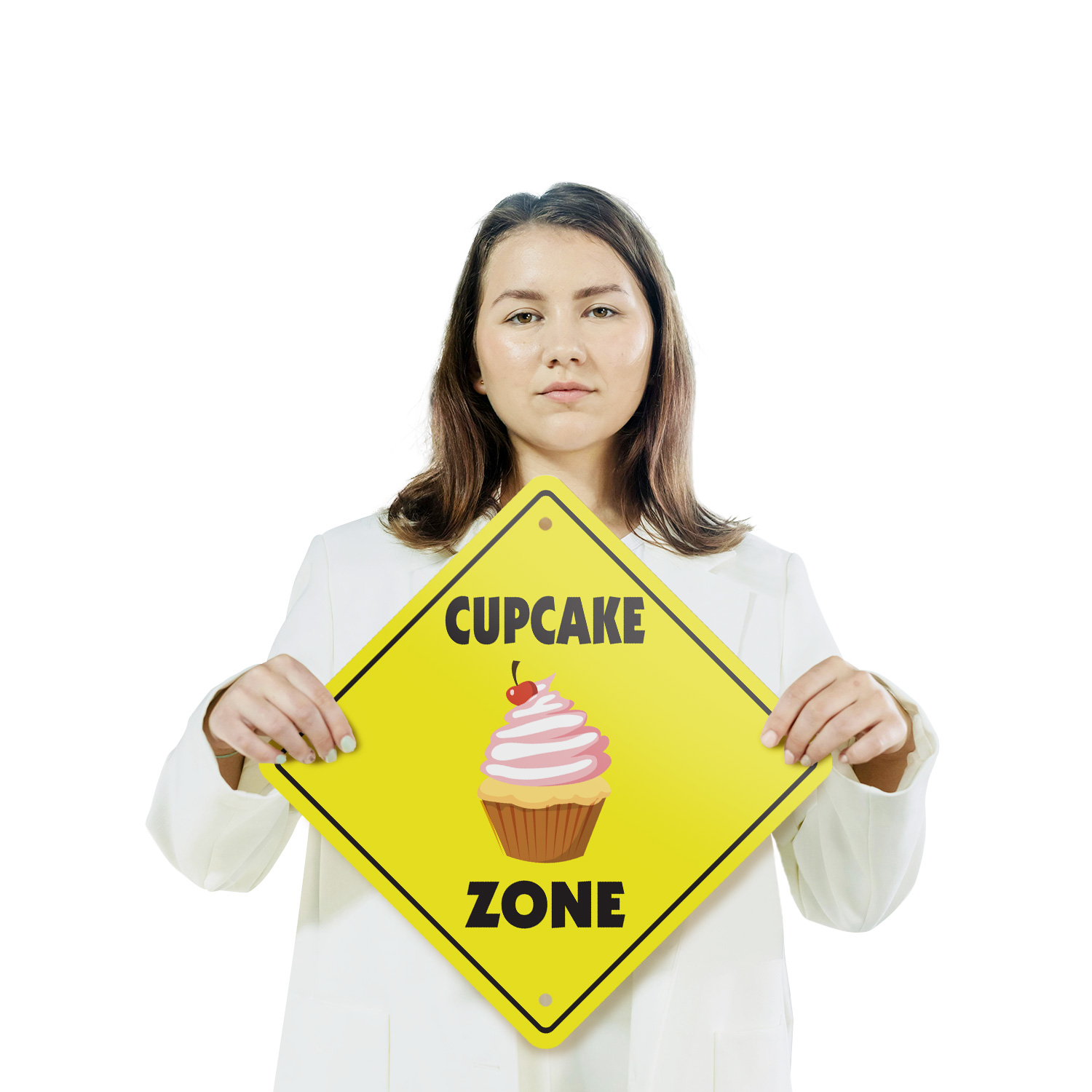 Cupcake Plastic Street Sign Crossing Xing Gift Novelty Funny - Picture 7 of 21