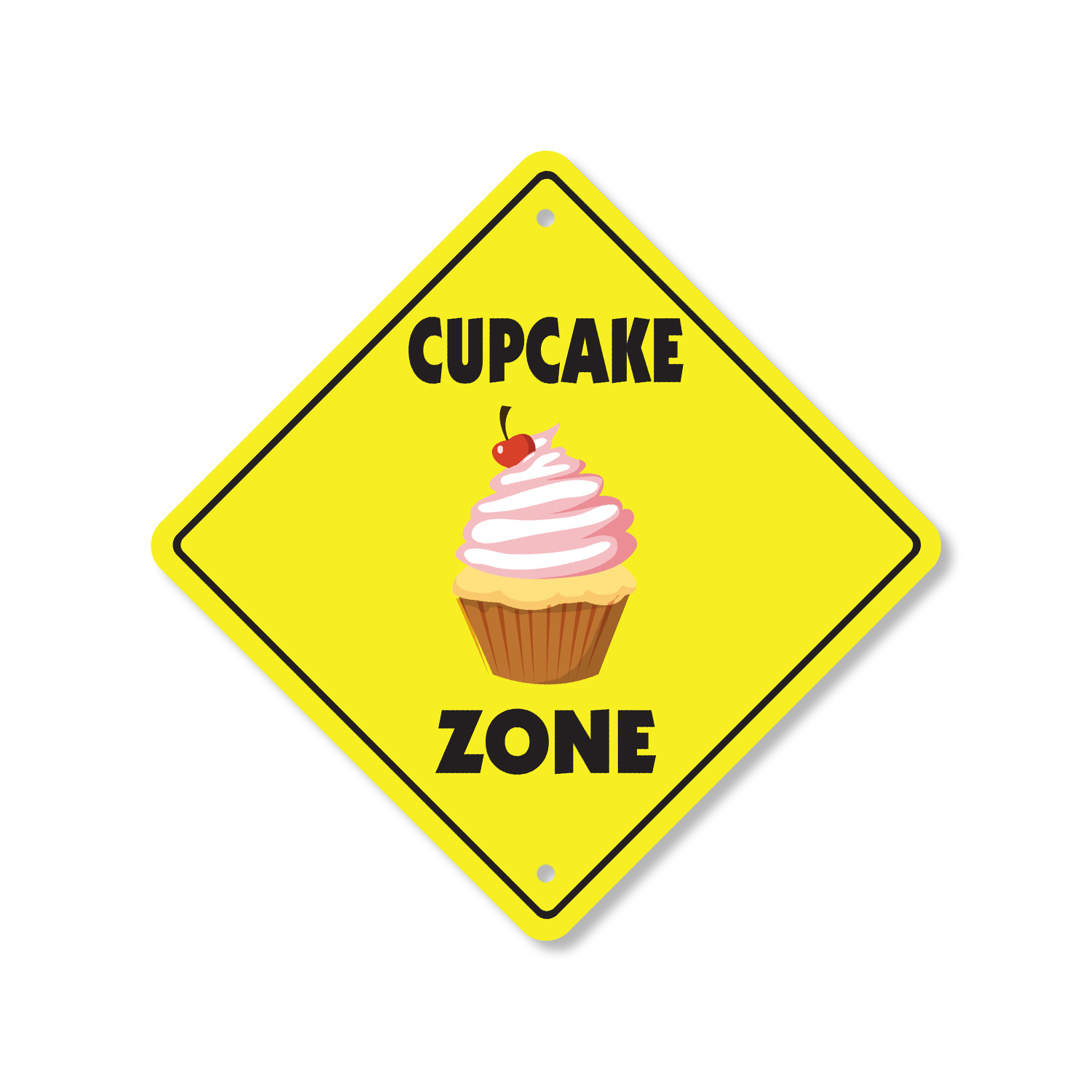 Cupcake Plastic Street Sign Crossing Xing Gift Novelty Funny - Picture 15 of 21